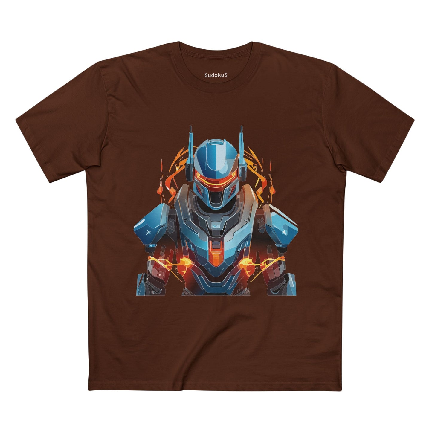 Cyborg Robot Graphic Unisex 100 Cotton Staple Tee 8
