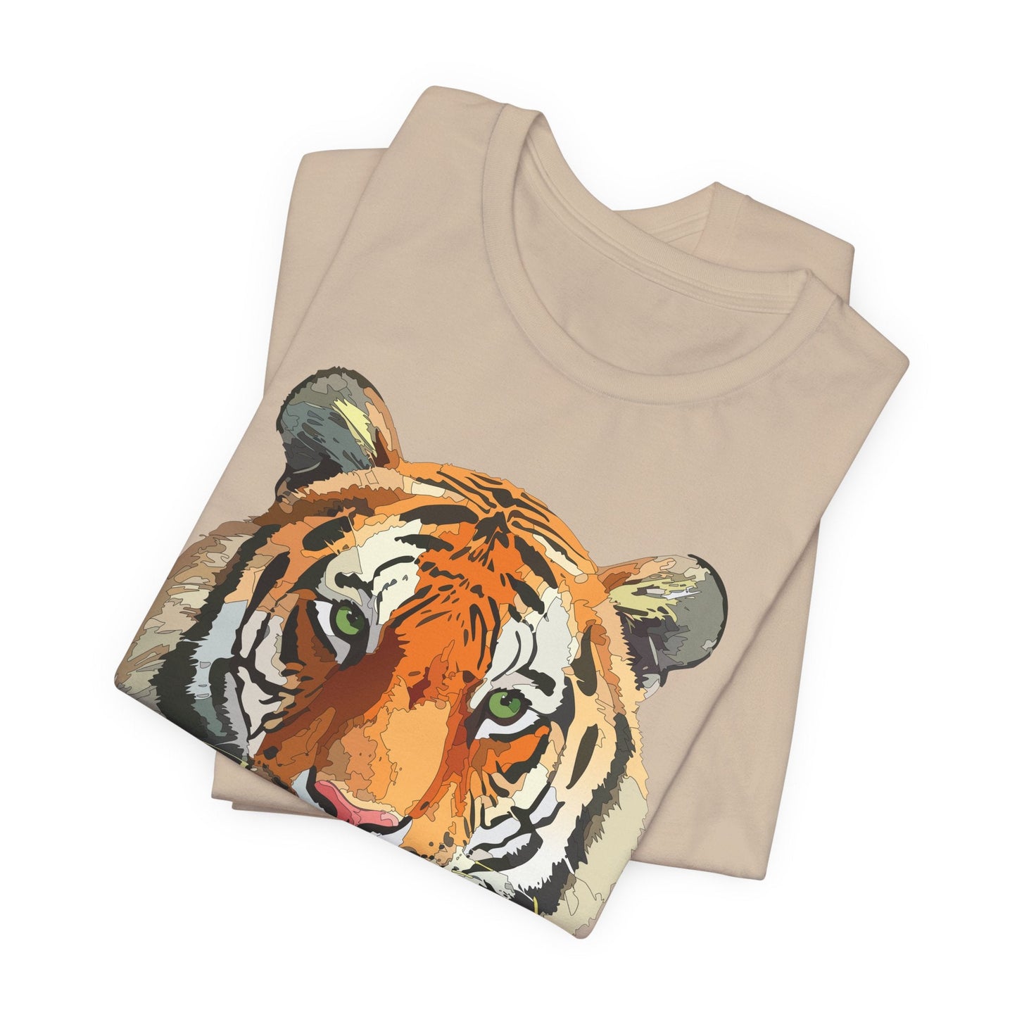 Unisex Animal Graphic Tee Shirt With Wildlife Art Design For Everyday Comfort Gildan 64000