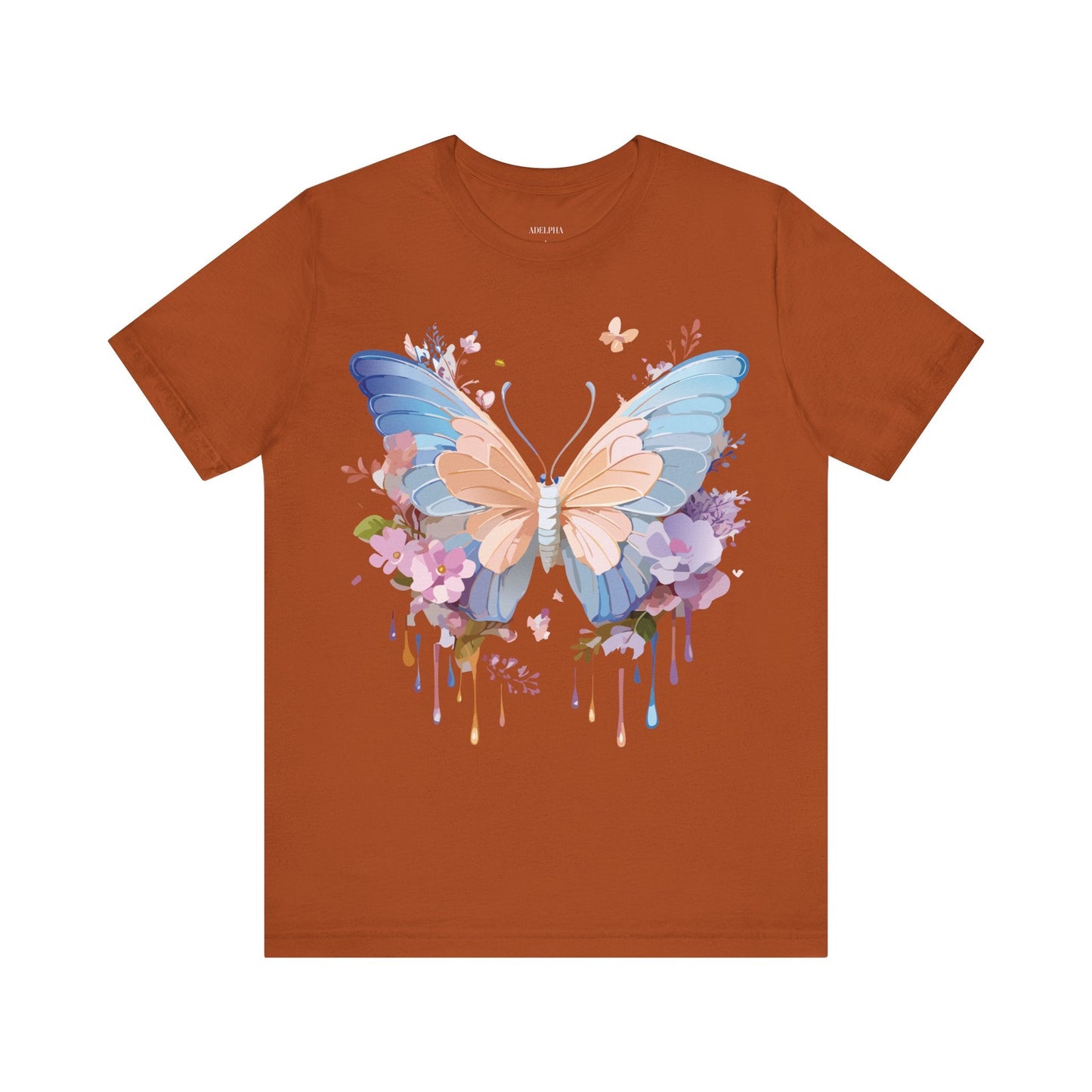 Butterfly Graphic Tee By Adelpha Unisex Short Sleeve Shirt Art Design