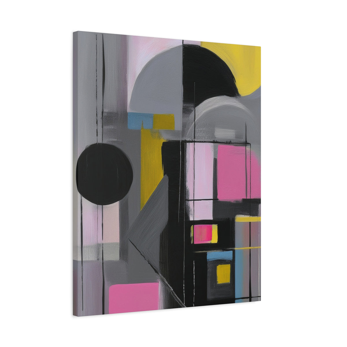 Abstract Geometric Painting Print Canvas 20x24,20x30,24x30 24x32,24x36,30x40 32x48,36x48,40x60 Pine-Wood Inner Frame ABS-37