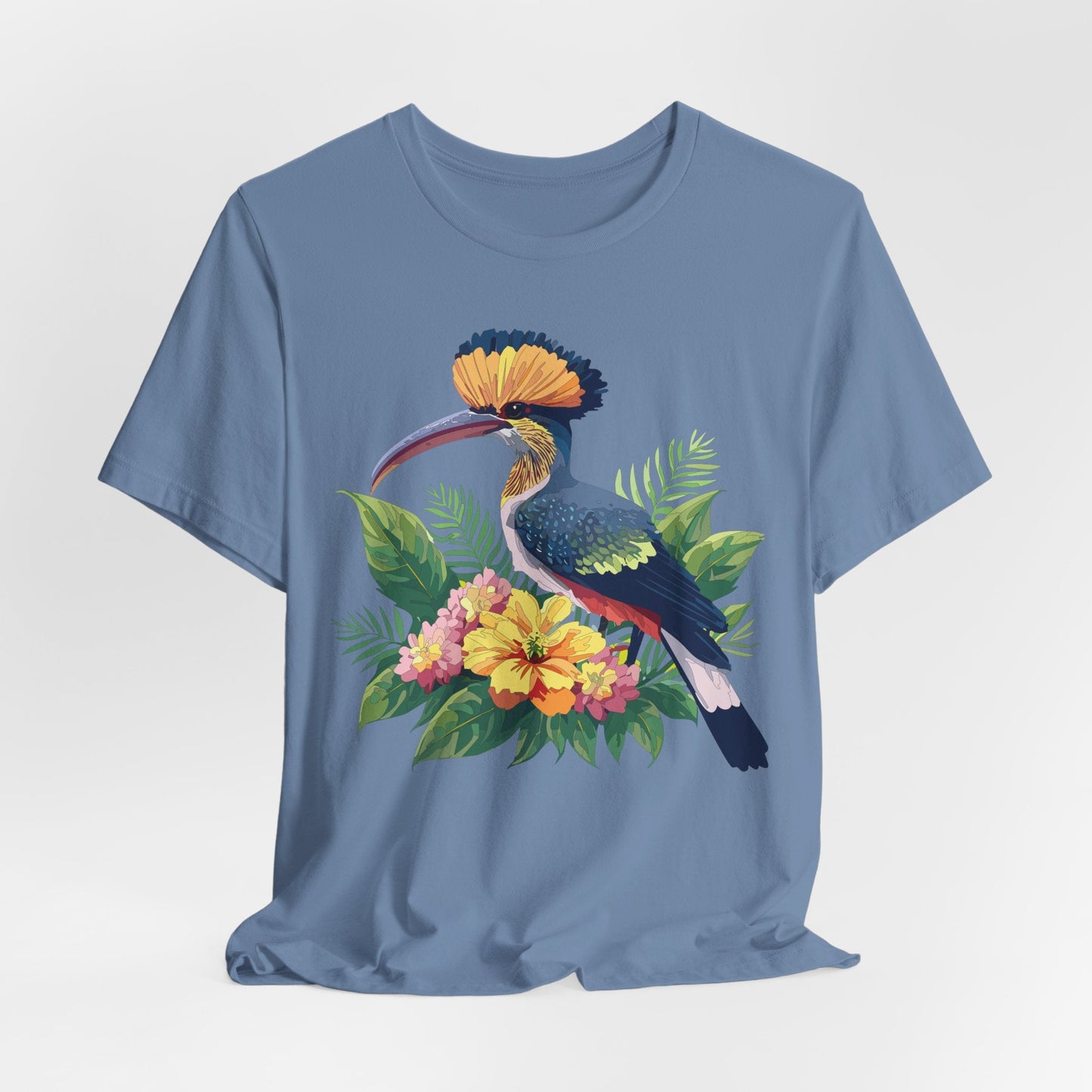 Unisex Animal Tee Shirt With Art Design Wild Animals Short Sleeve Jersey Tee For Everyday