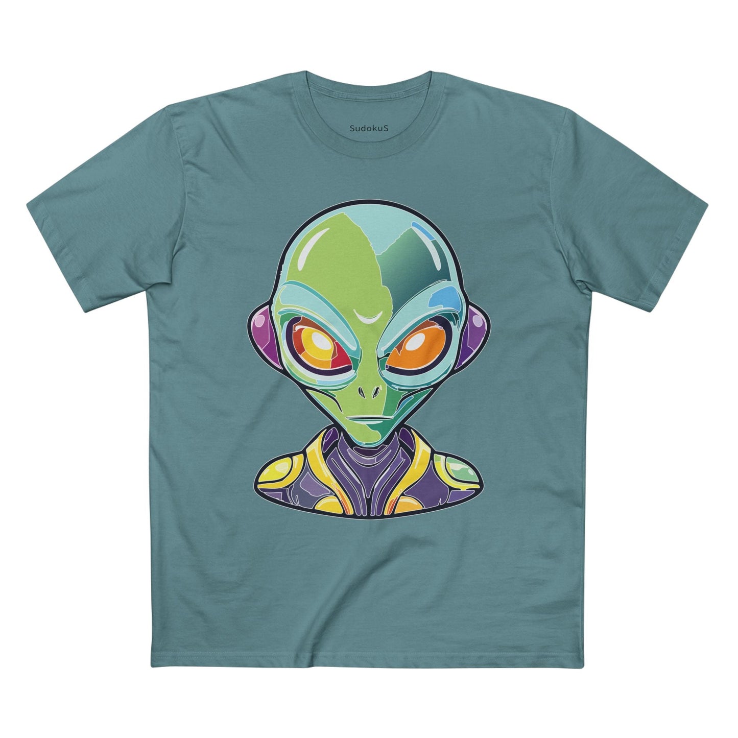 Aliens Graphic Unisex 100 Cotton Staple Tee 7