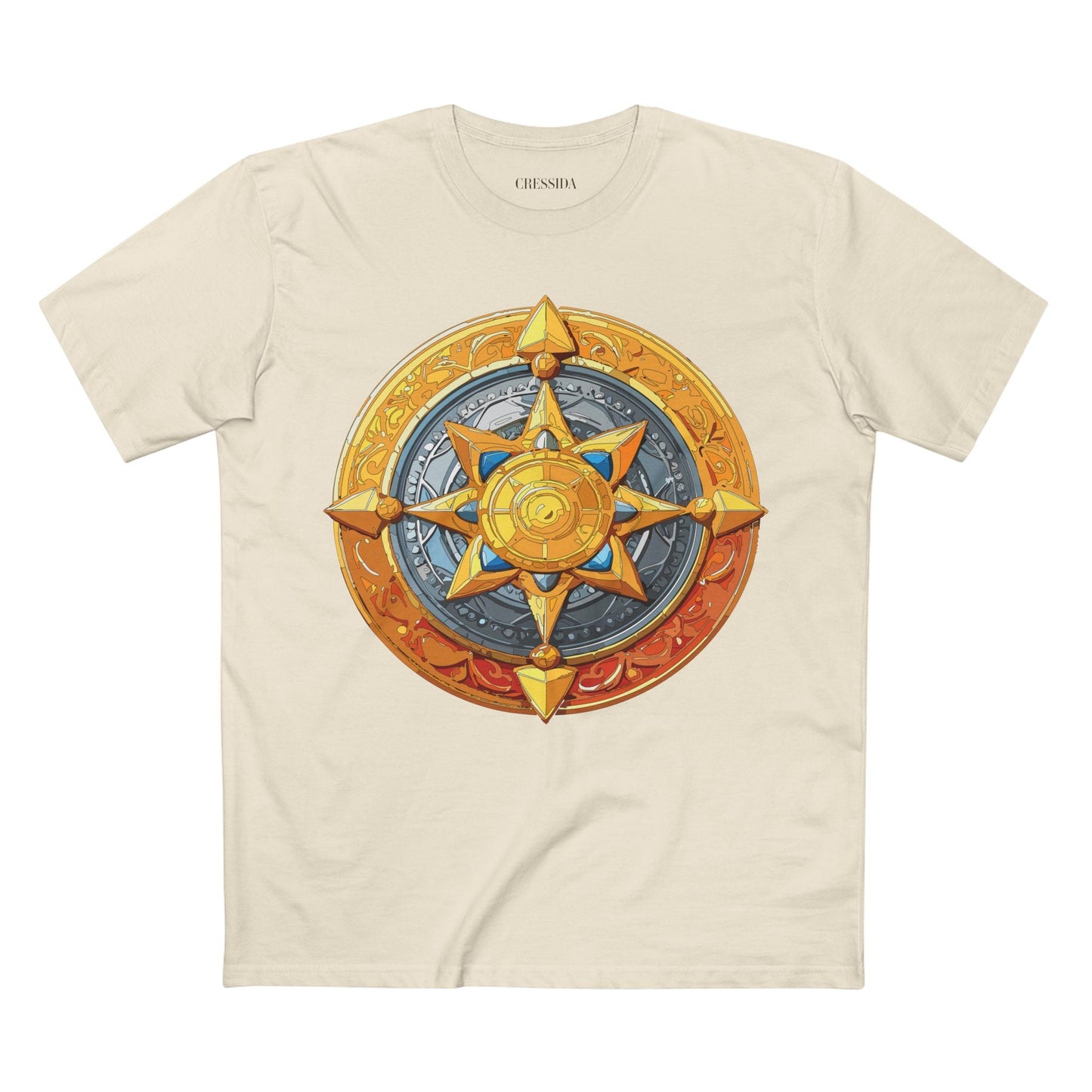 Antique Gold Coin Graphic Design T-Shirt Unisex 100 Cotton With Golden Print Artwork Tee 3