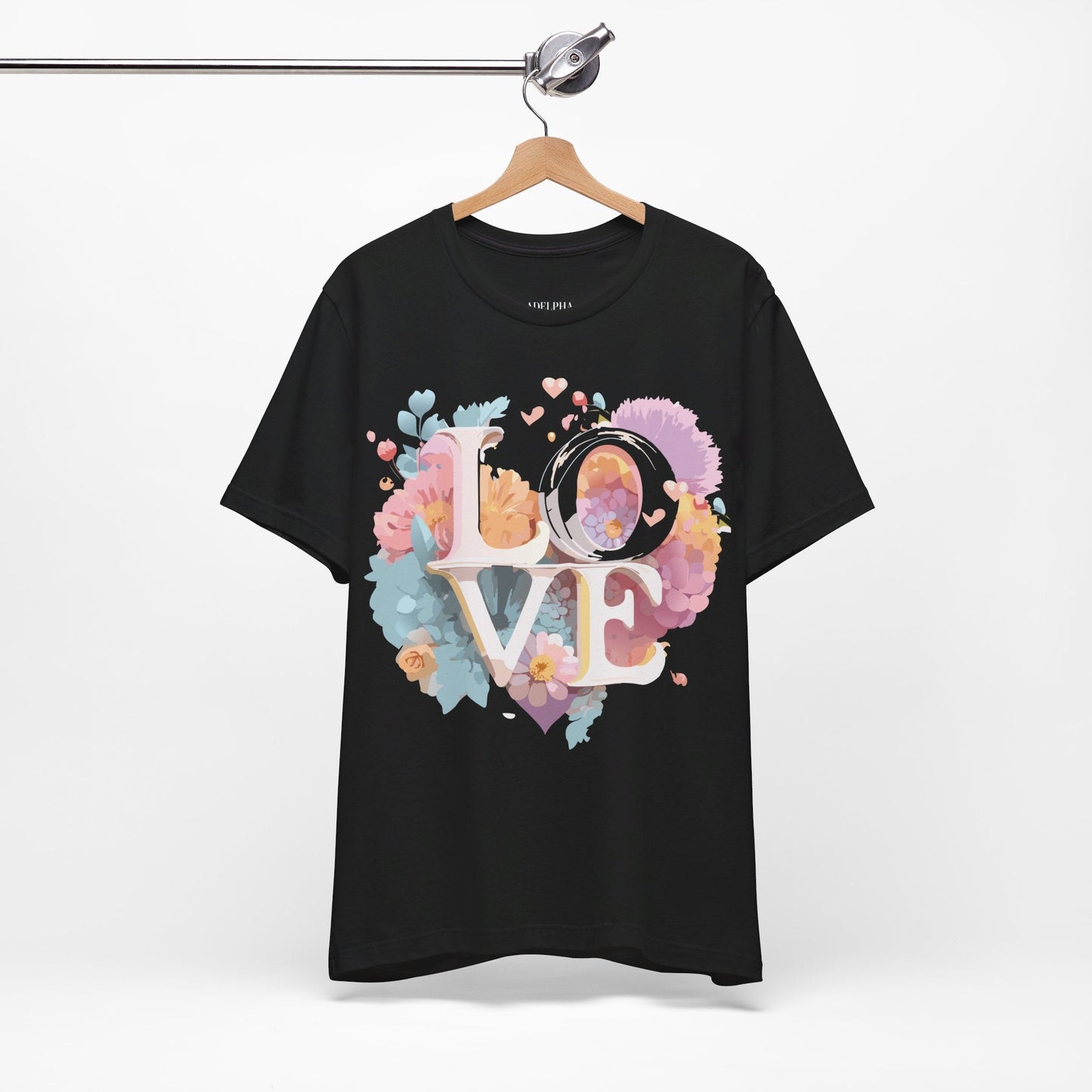 Valentine Graphic Tee Unisex Jersey Short Sleeve Art Design By Adelpha Vintage Artwork