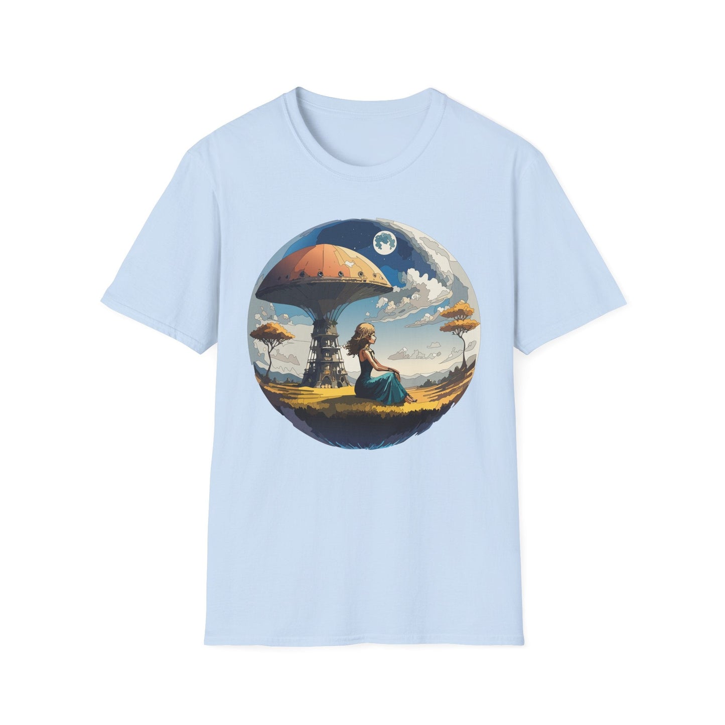 Womens Graphic T Shirts Art Design Shirt Softstyle Short Sleeve Cotton Tee Premium Quality