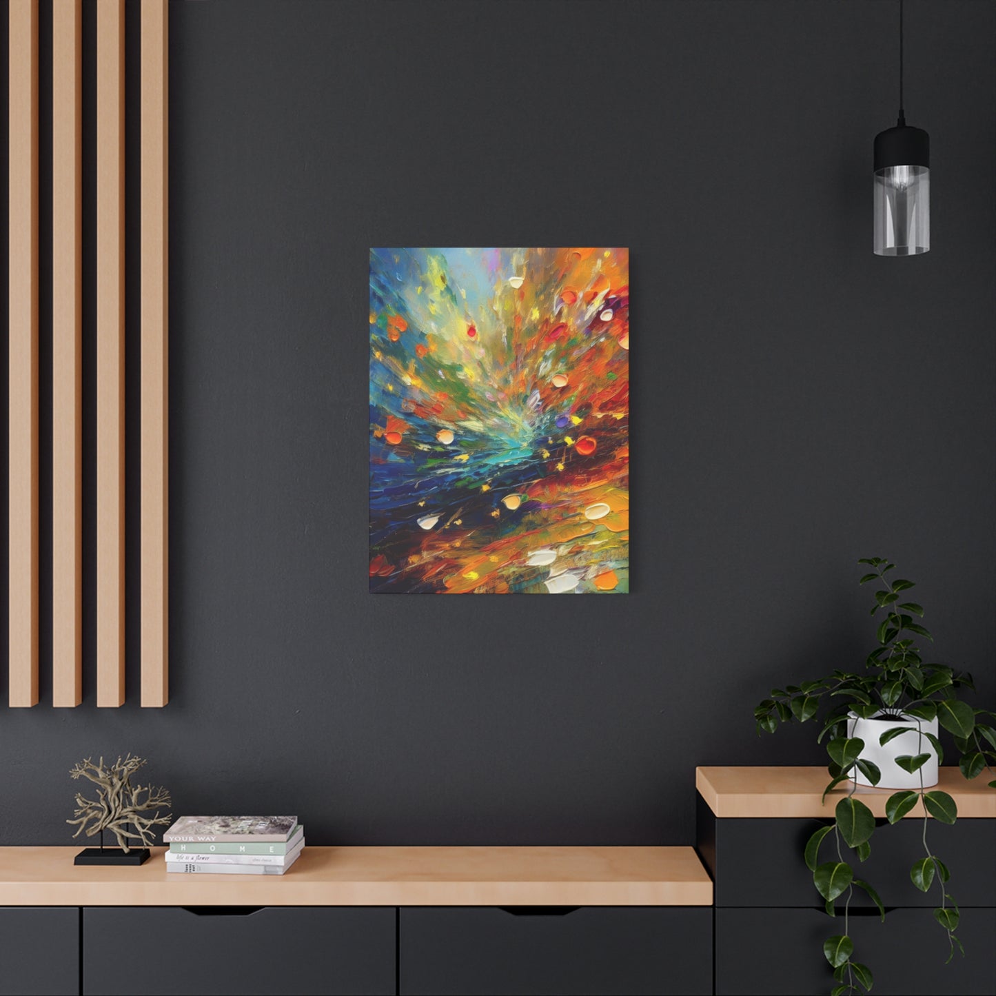 Abstract Oil Painting Print Canvas 20x24,20x30,24x30 24x32,24x36,30x40 32x48,36x48,40x60 Pine-Wood Inner Frame ABS-121