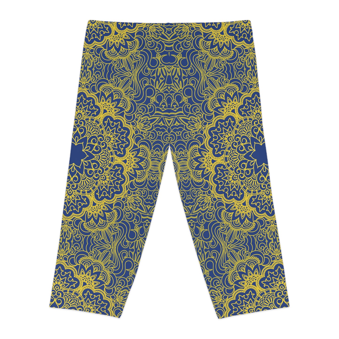 Leggings capri con estampado tradicional