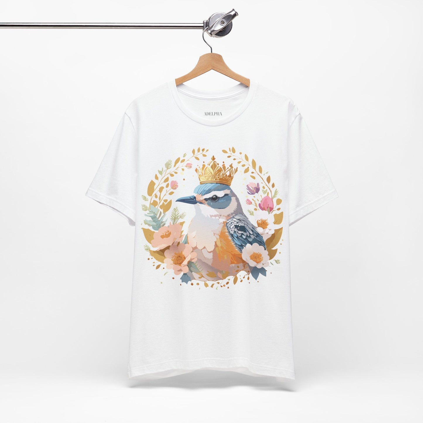 Medallion Graphic Unisex 100 Cotton Vintage Animal Medal Artwork Tee 33