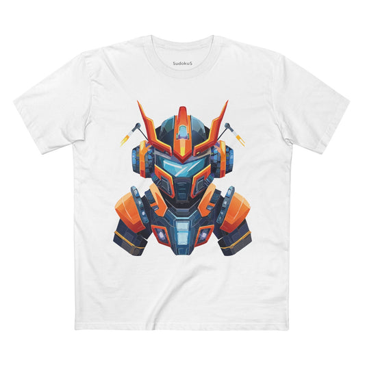 Cyborg Robot Graphic Unisex 100 Cotton Staple Tee 1