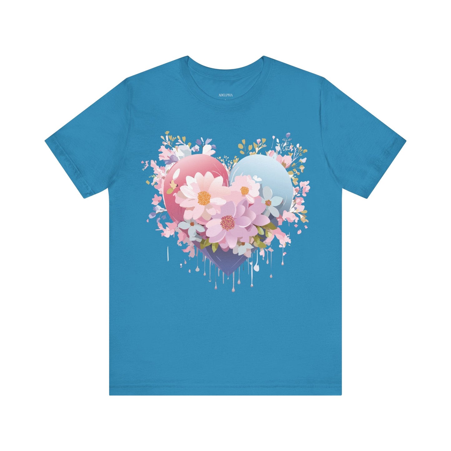 Valentine Graphic Tee Unisex Short Sleeve Vintage Inspired Artwork From Adelpha Premium Design