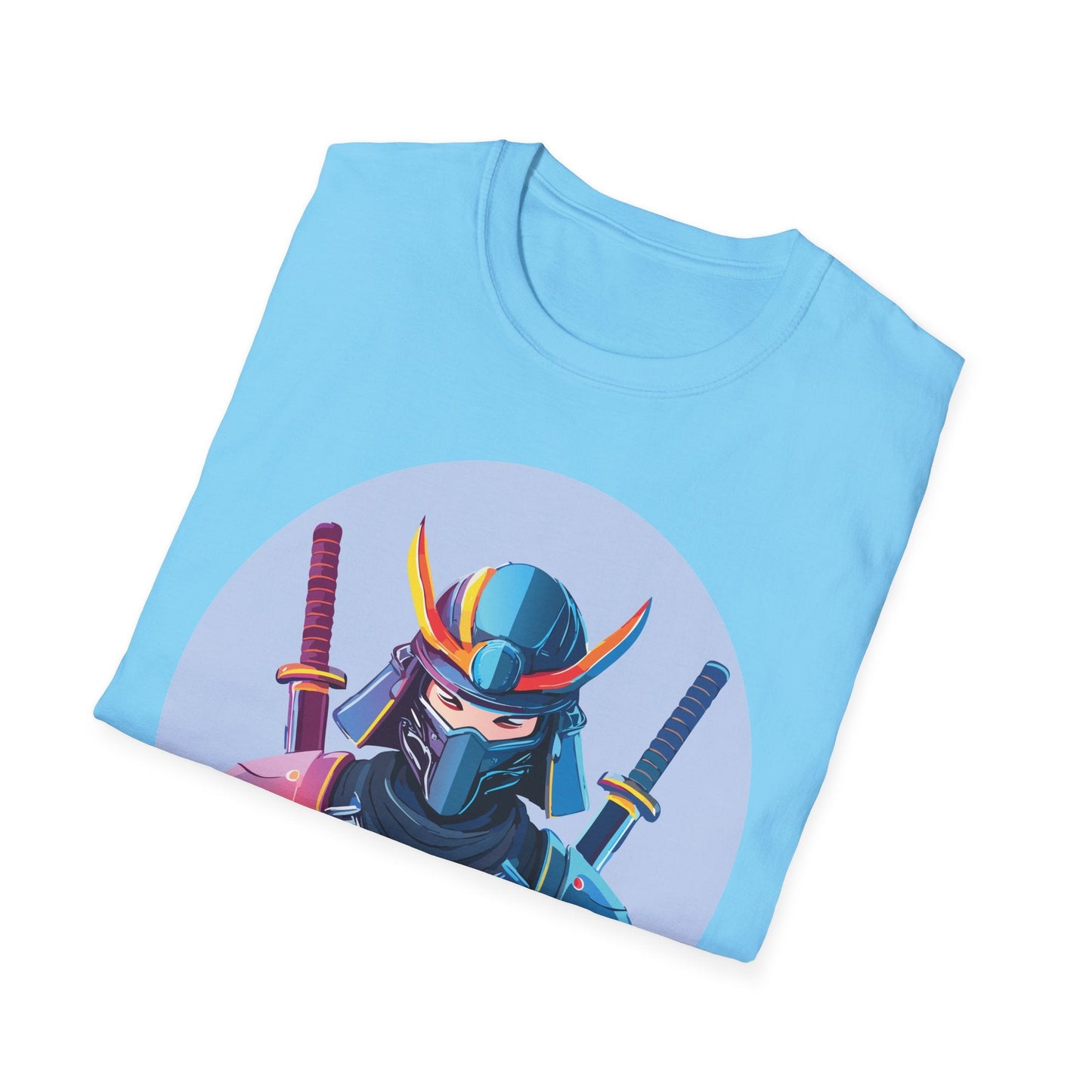 Samurai T Shirt Unisex Softstyle Gildan 64000 Breathable Cotton Tee For Everyday Wear