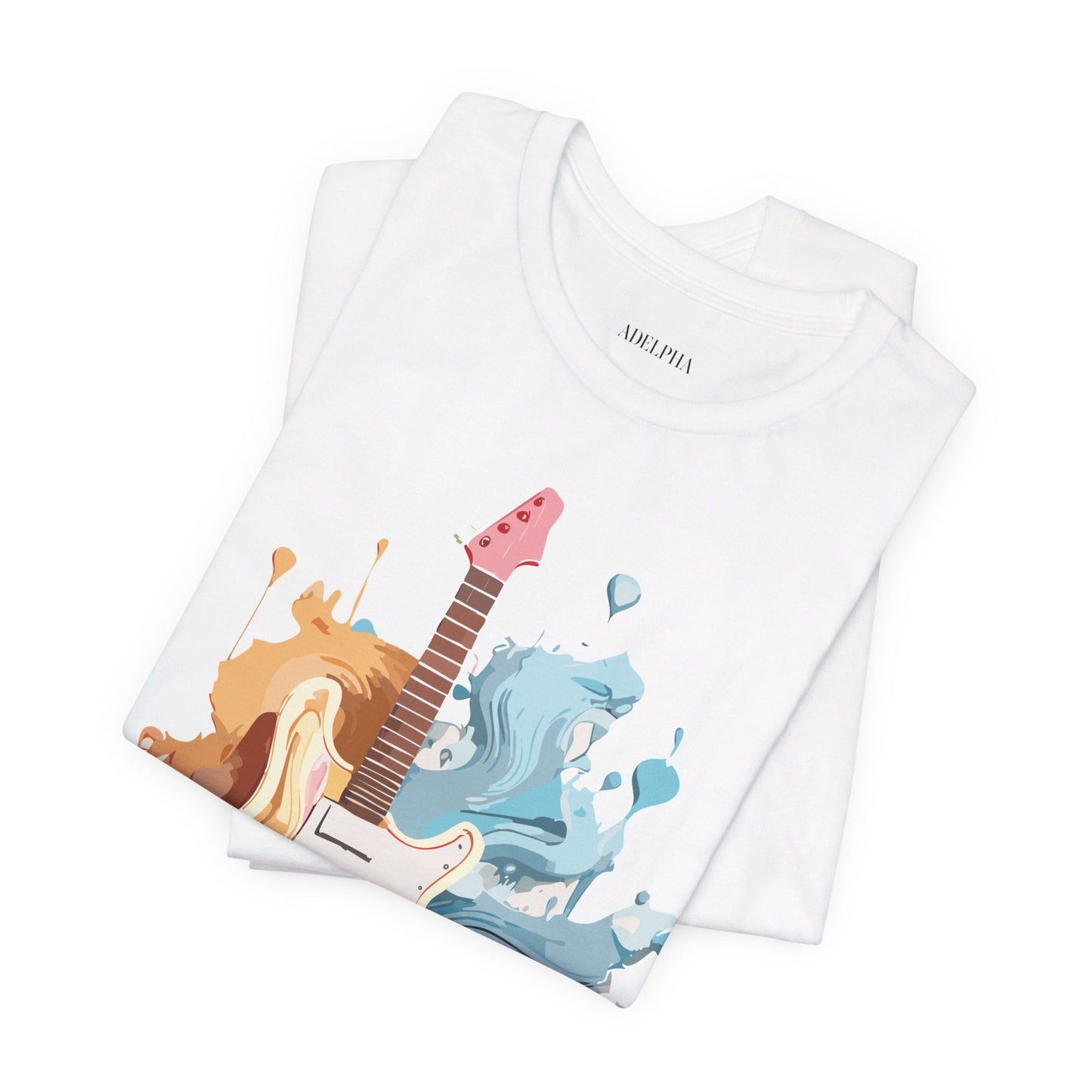 Adelpha Music Graphic T Shirt Unisex Jersey Short Sleeve Vintage Inspired Tee Art Collection