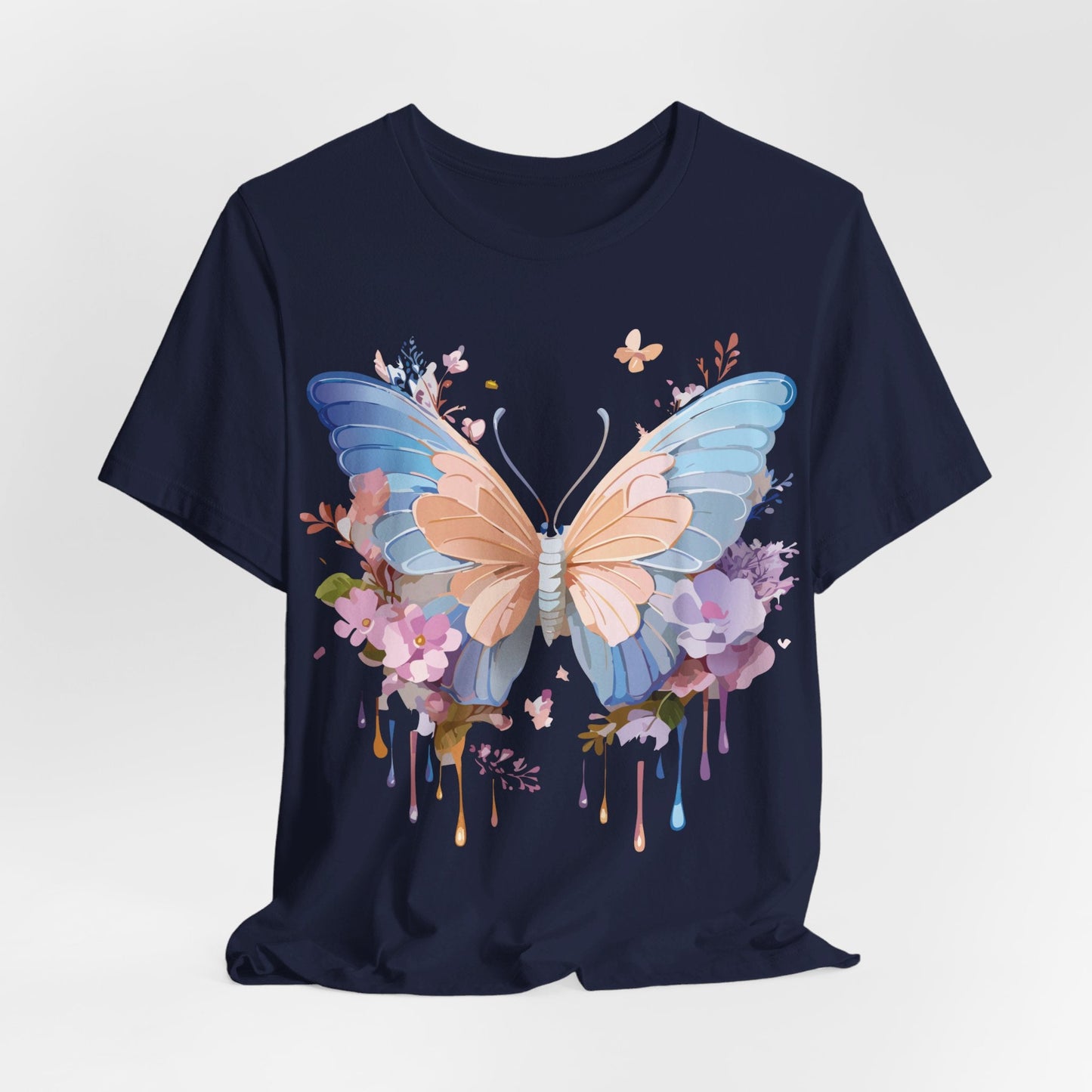 Butterfly Graphic Tee By Adelpha Unisex Short Sleeve Shirt Art Design