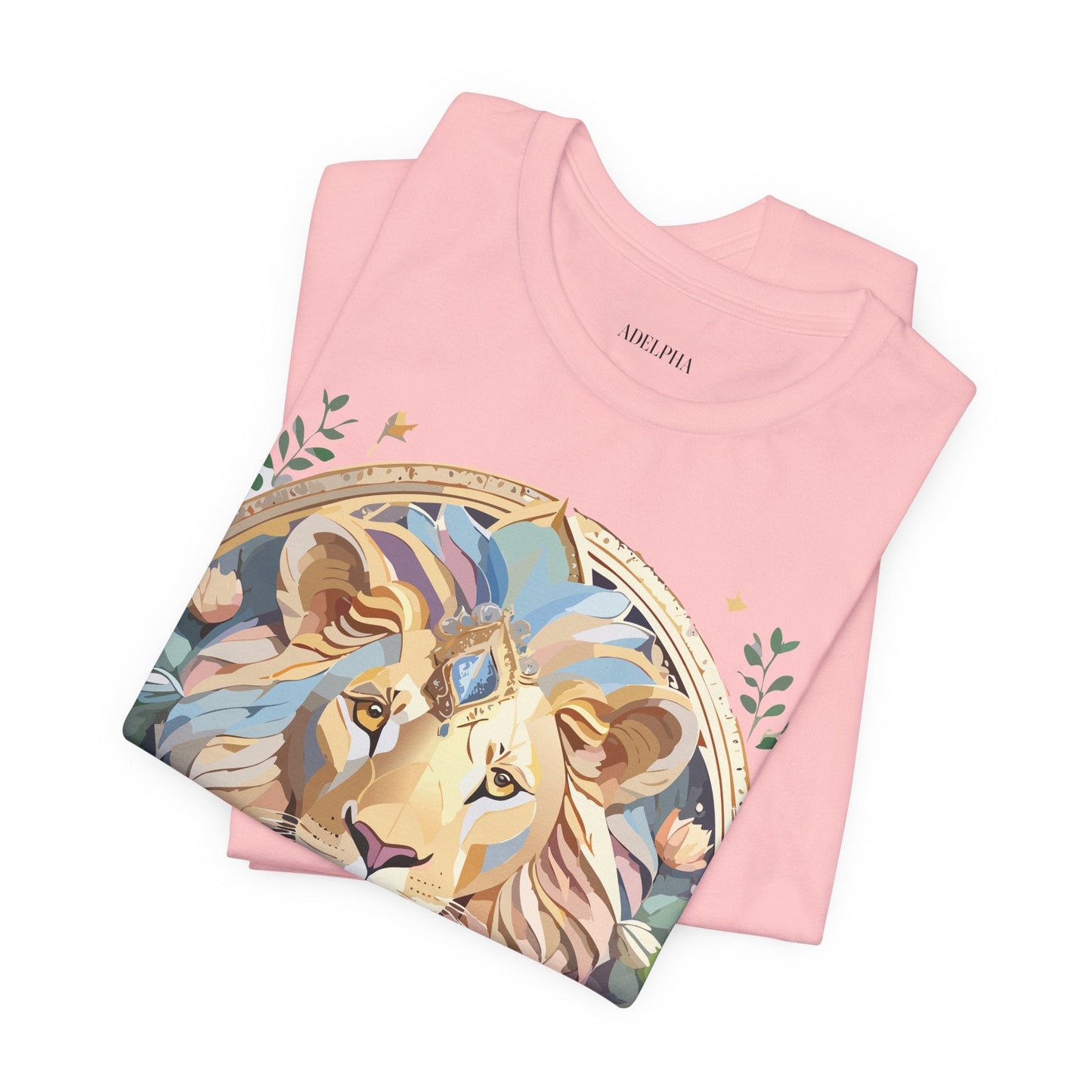 Medallion Graphic Unisex 100 Cotton Vintage Animal Medal Artwork Tee 3
