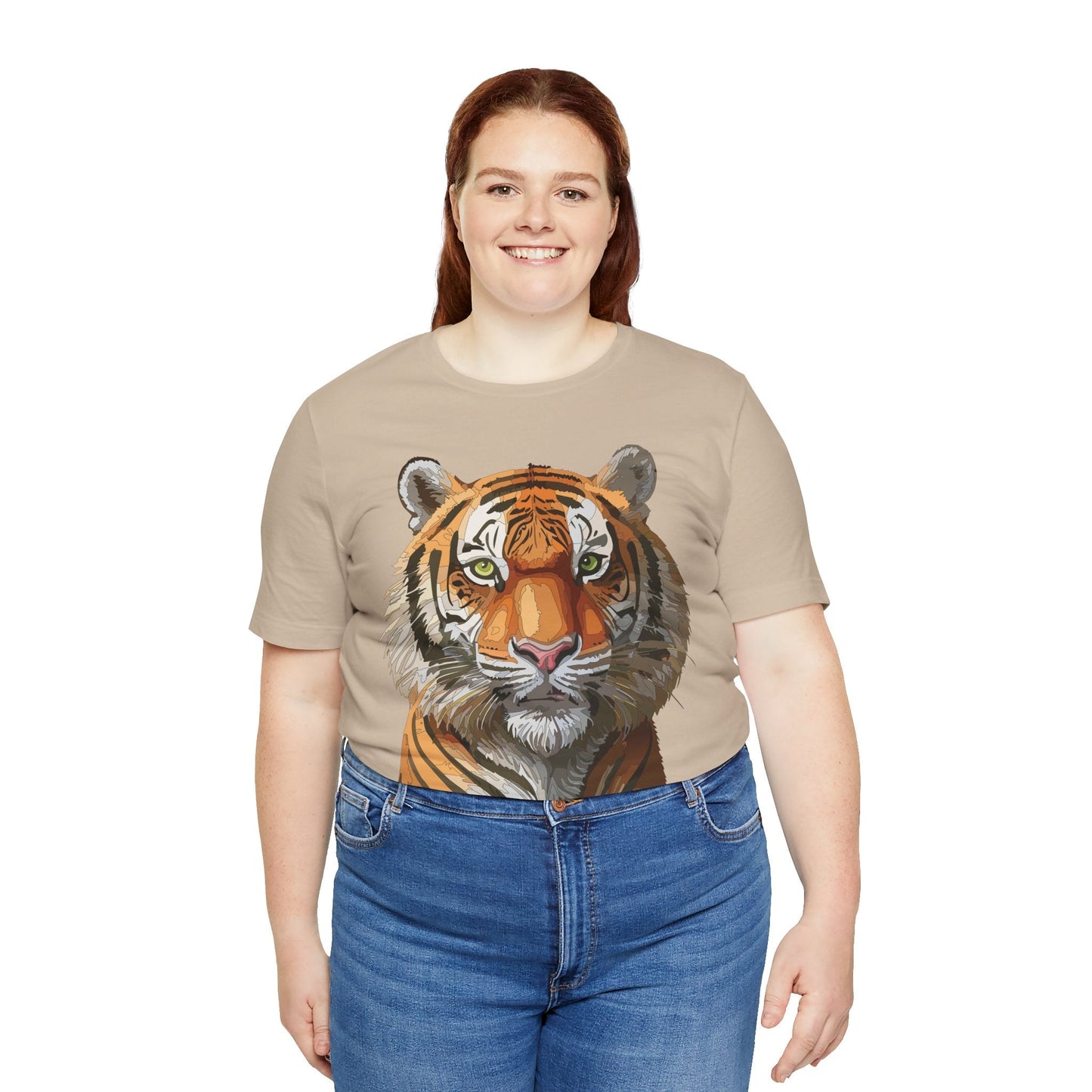 Unisex Animal Art Design Tee Shirt Wild Animals Graphic Tee Softstyle Gildan 64000