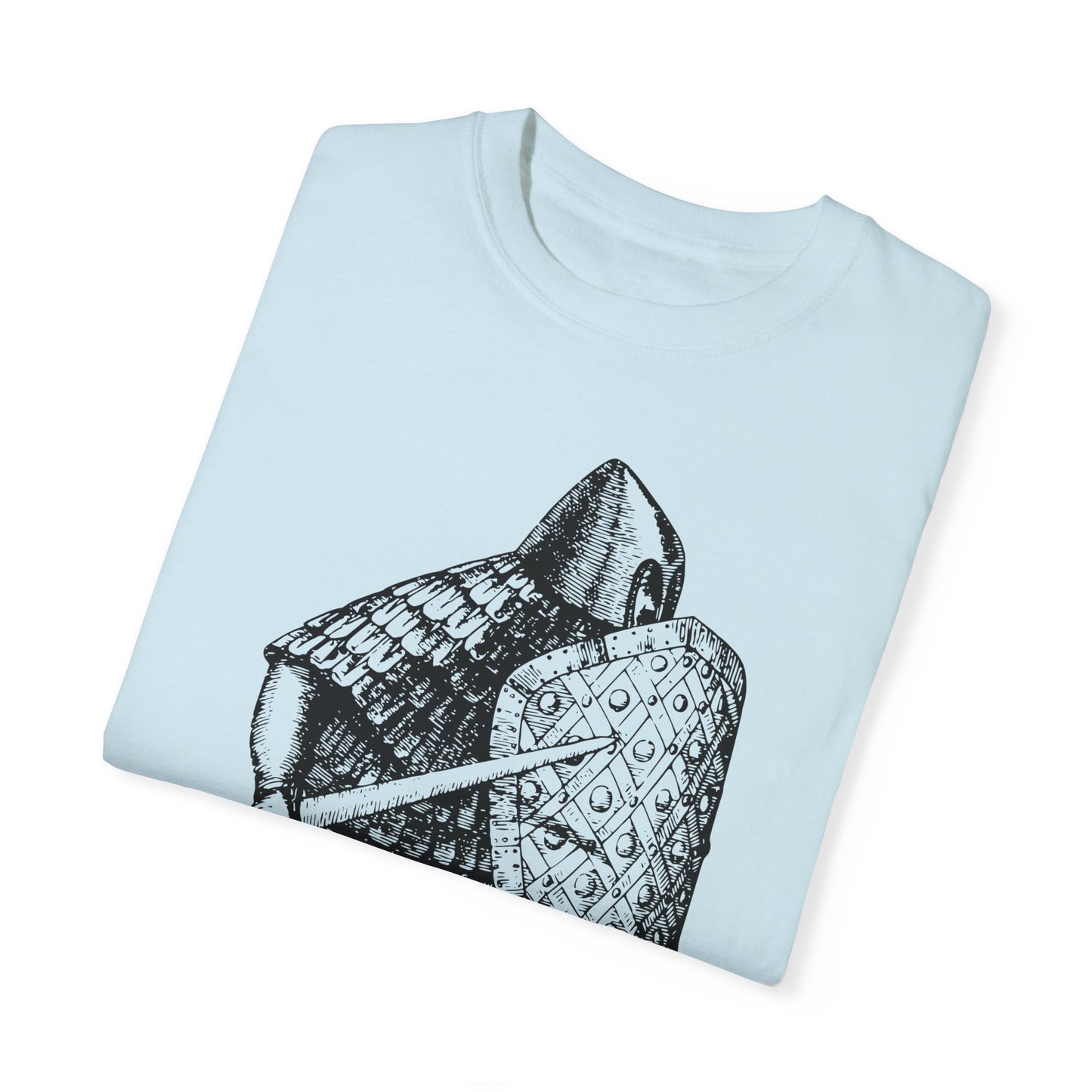 Unisex T-shirt with Knight in Armor