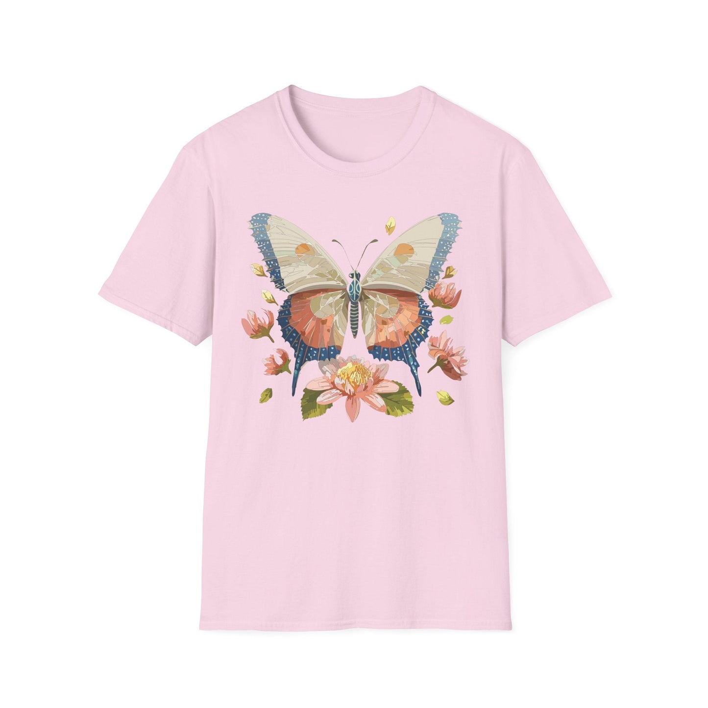 Butterfly Shirt Unisex Softstyle T Shirt Gildan 64000 100 Cotton Monarch Butterfly Gift