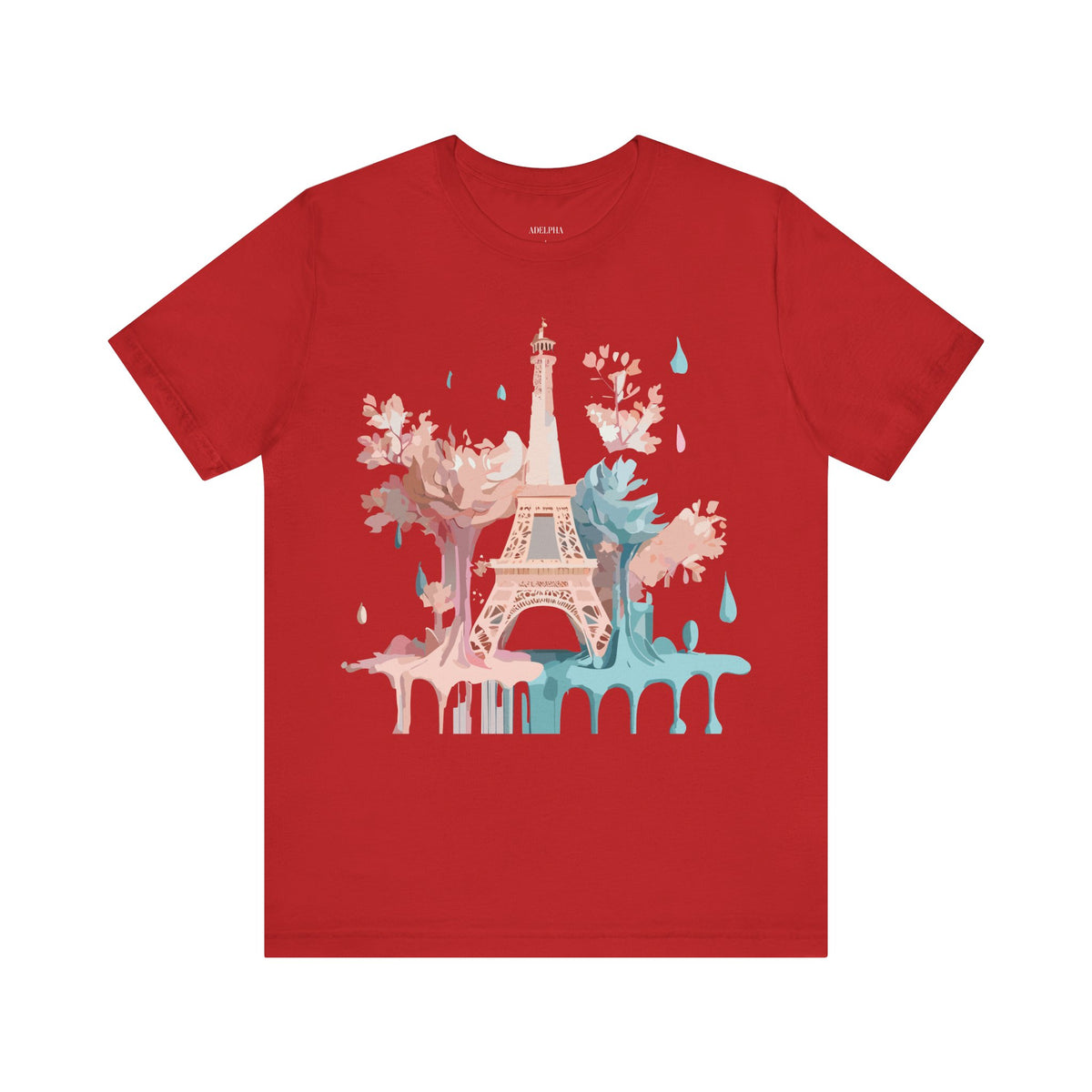 Paris Travel Tourist Graphic Design Unisex Bella+Canvas Cotton T-Shirt e320