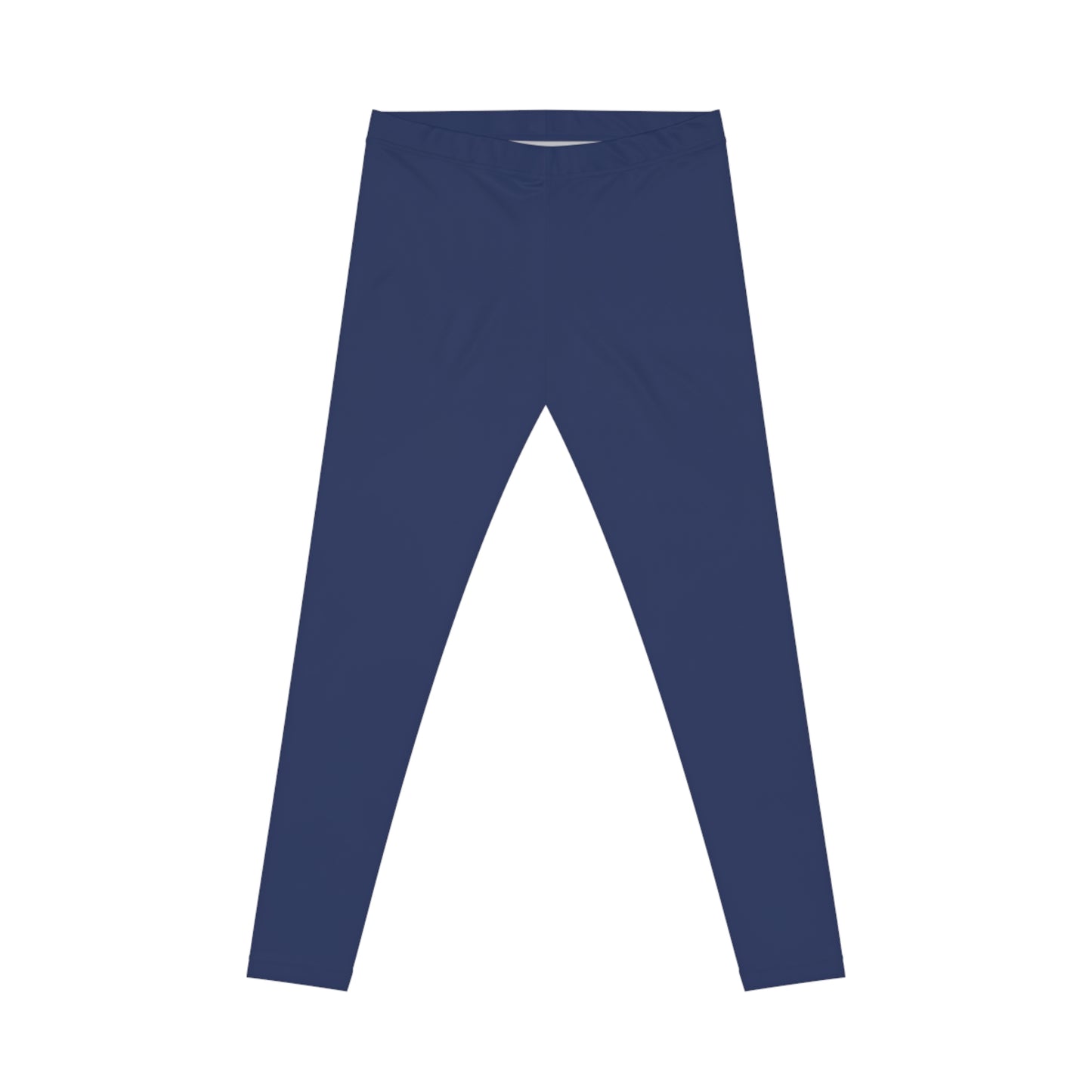 Twilight Indigo Color Women's Poly-Span Casual Leggings XS-2XL