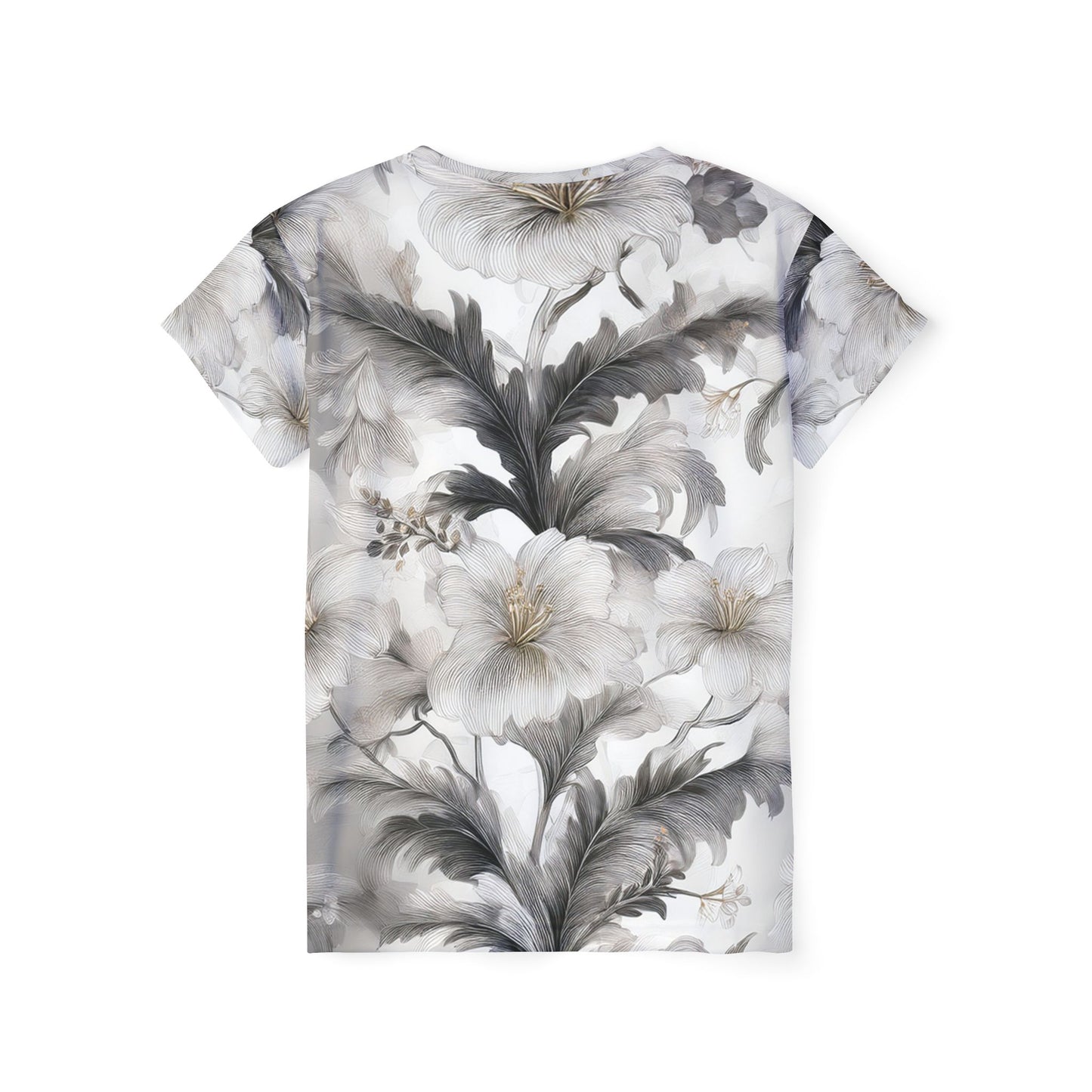 Women Poly Shirt with Floral Print F346