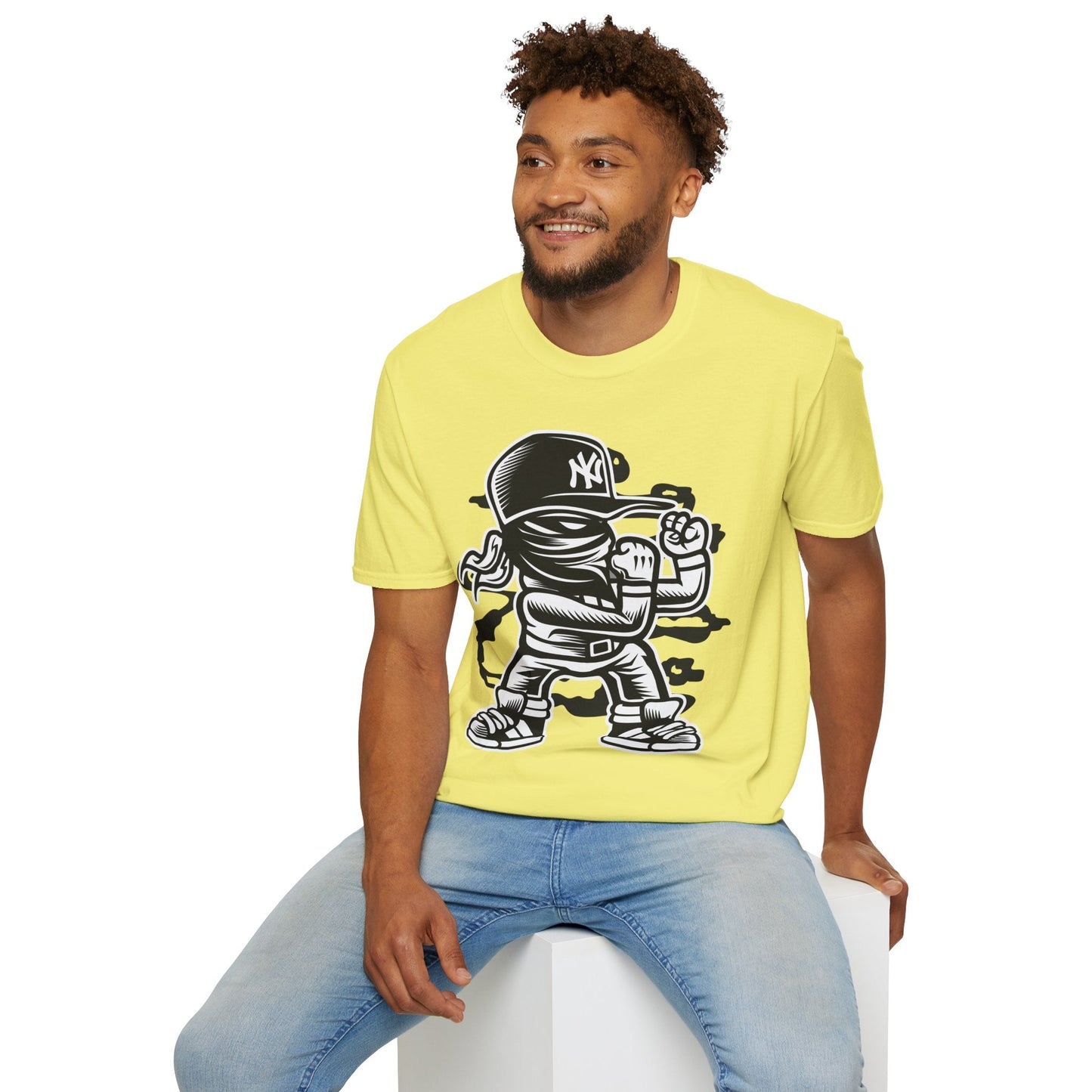 Cartoon T Shirt Animation T Shirt Funny Tee Shirt Unisex Softstyle Cotton Tee Gildan 64000
