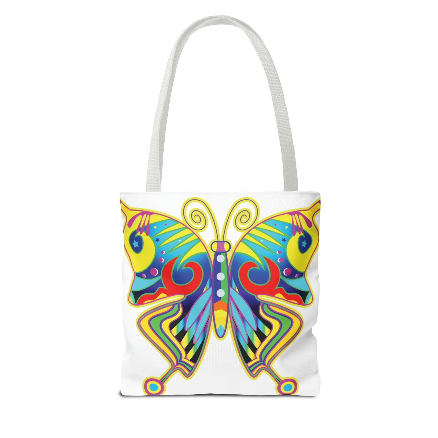 Canvas Bag with Butterfly Prints