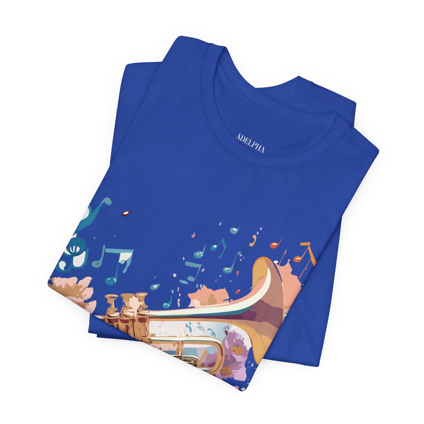 Music Graphic Unisex 100 Cotton Vintage Art with Musical Elements Tee 132