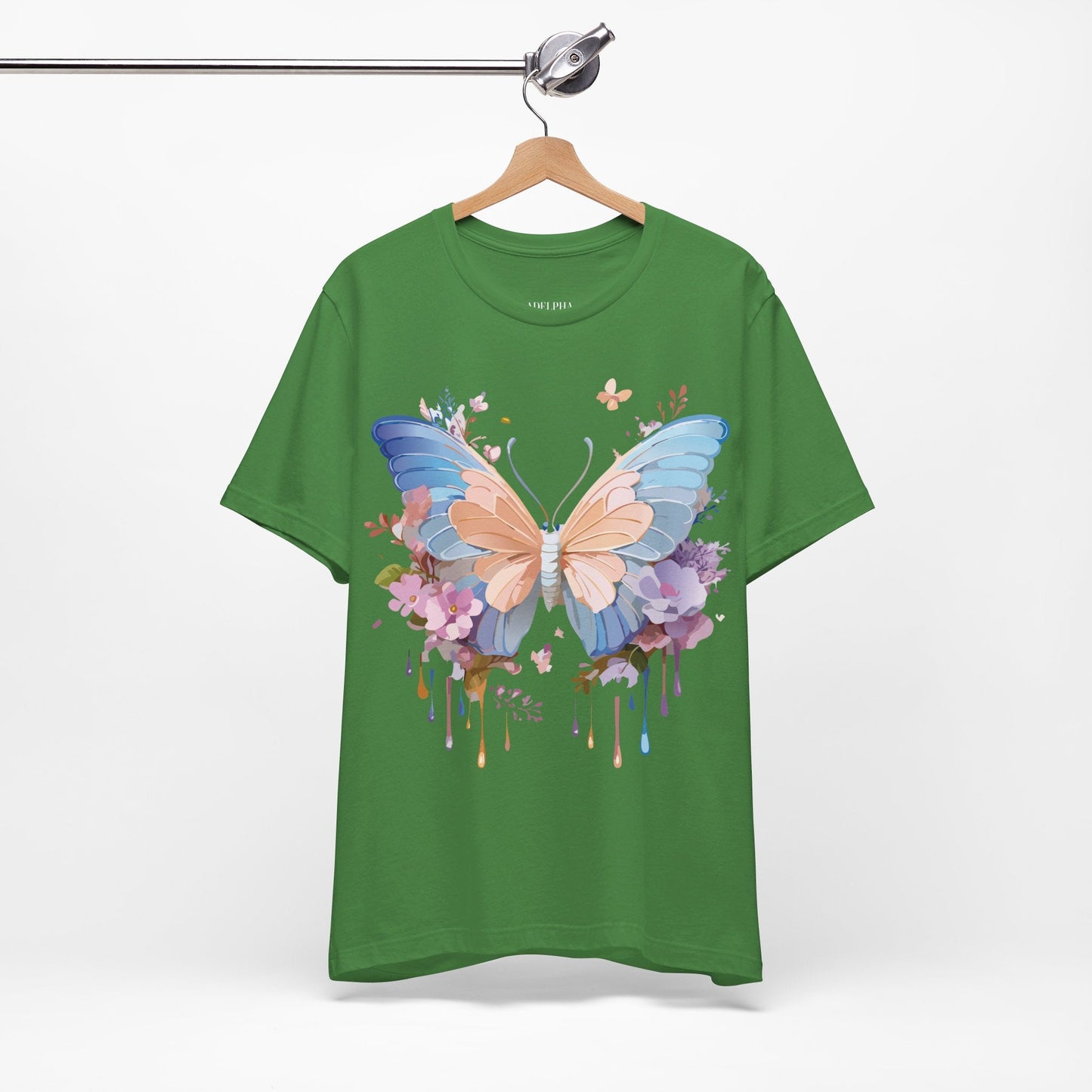 Butterfly Graphic Tee By Adelpha Unisex Short Sleeve Shirt Art Design