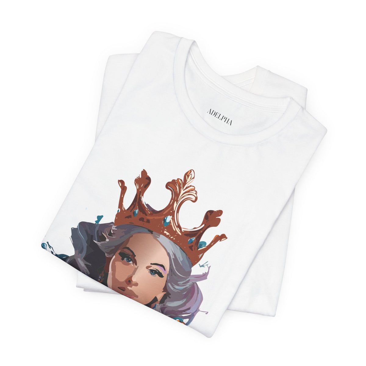 Queen Graphic Unisex Cotton Bella+Canvas Tee with Art Design m184
