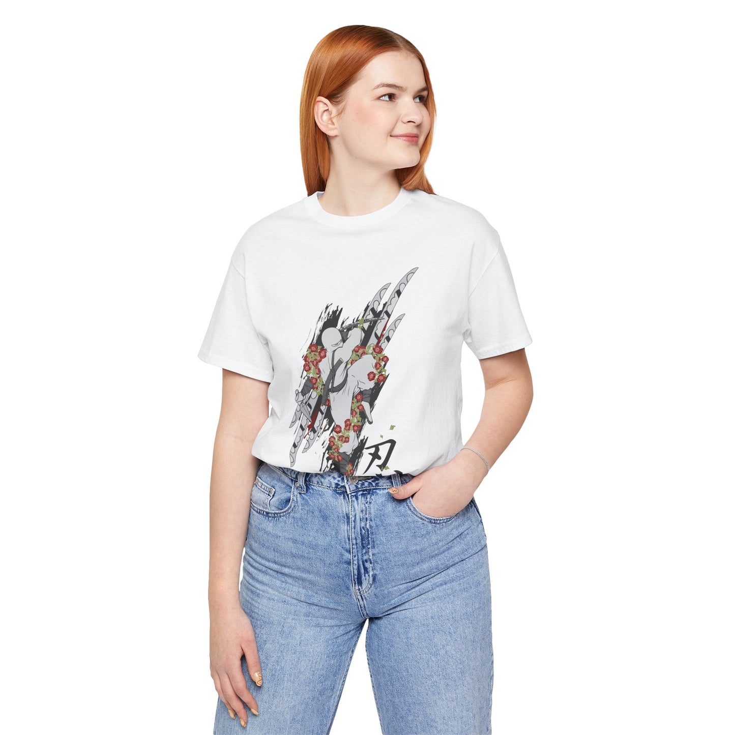 Ninja Samurai Artwork Graphic Unisex Cotton T-Shirt r5