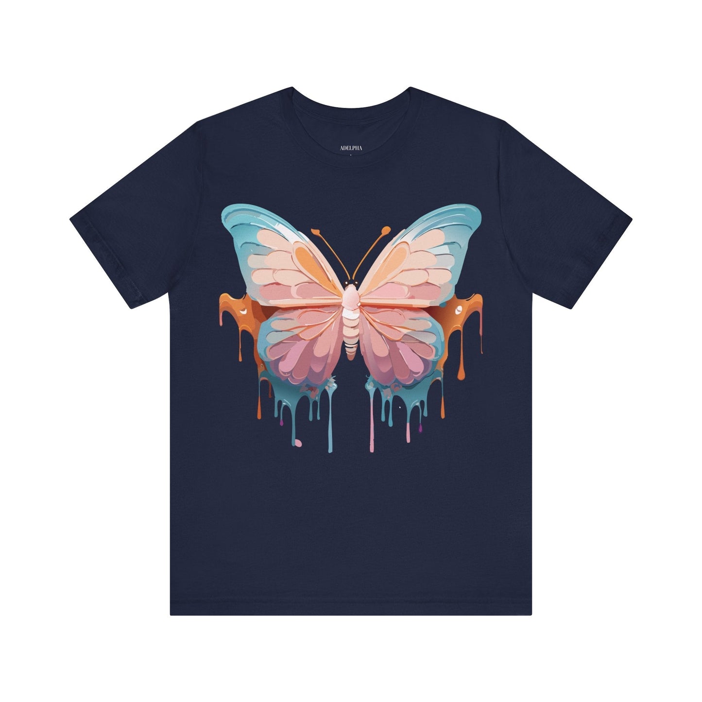 Butterfly Graphic Unisex 100 Cotton Lightweight Vintage Design Jersey Tee 86