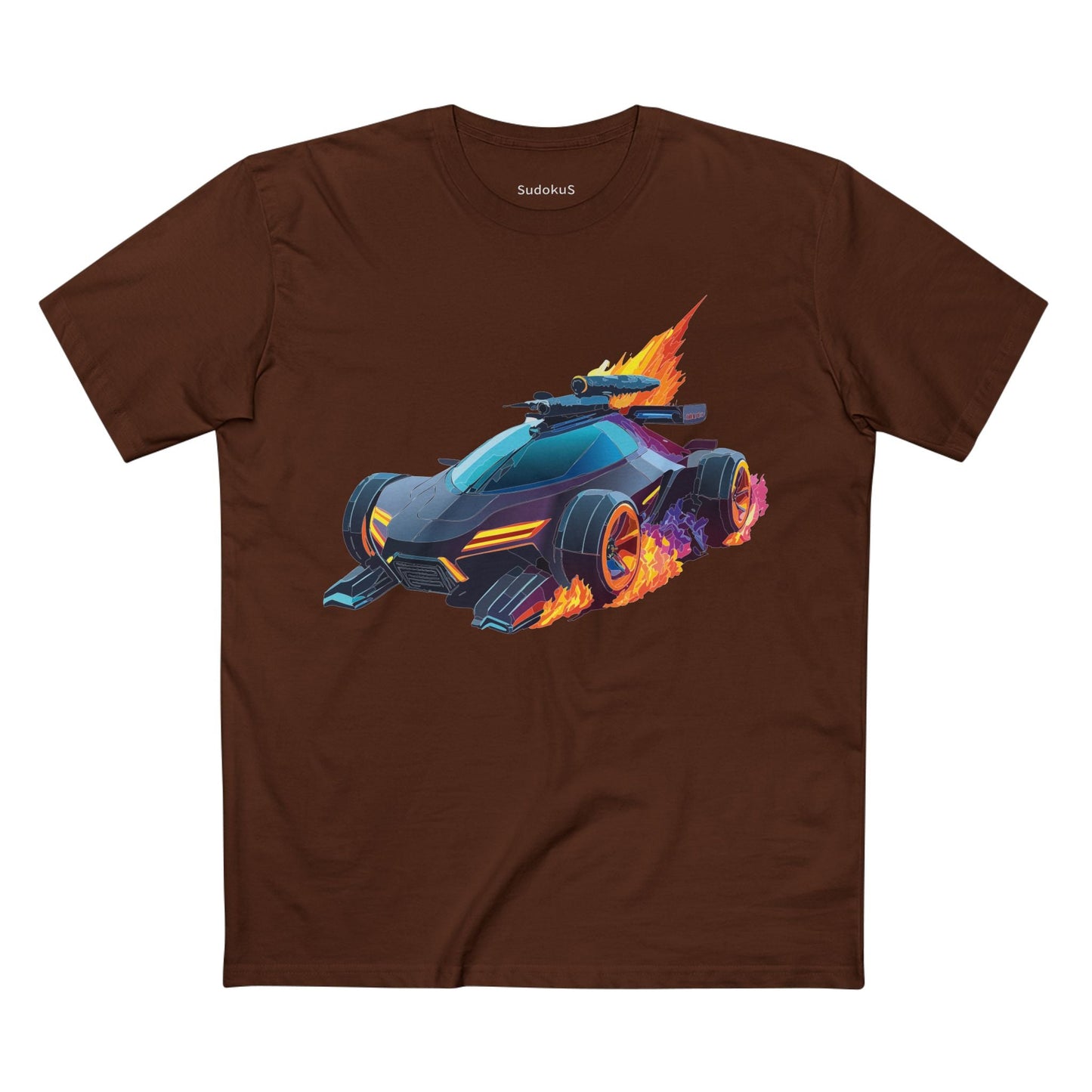 Car Graphic Unisex 100 Cotton Staple Tee 15