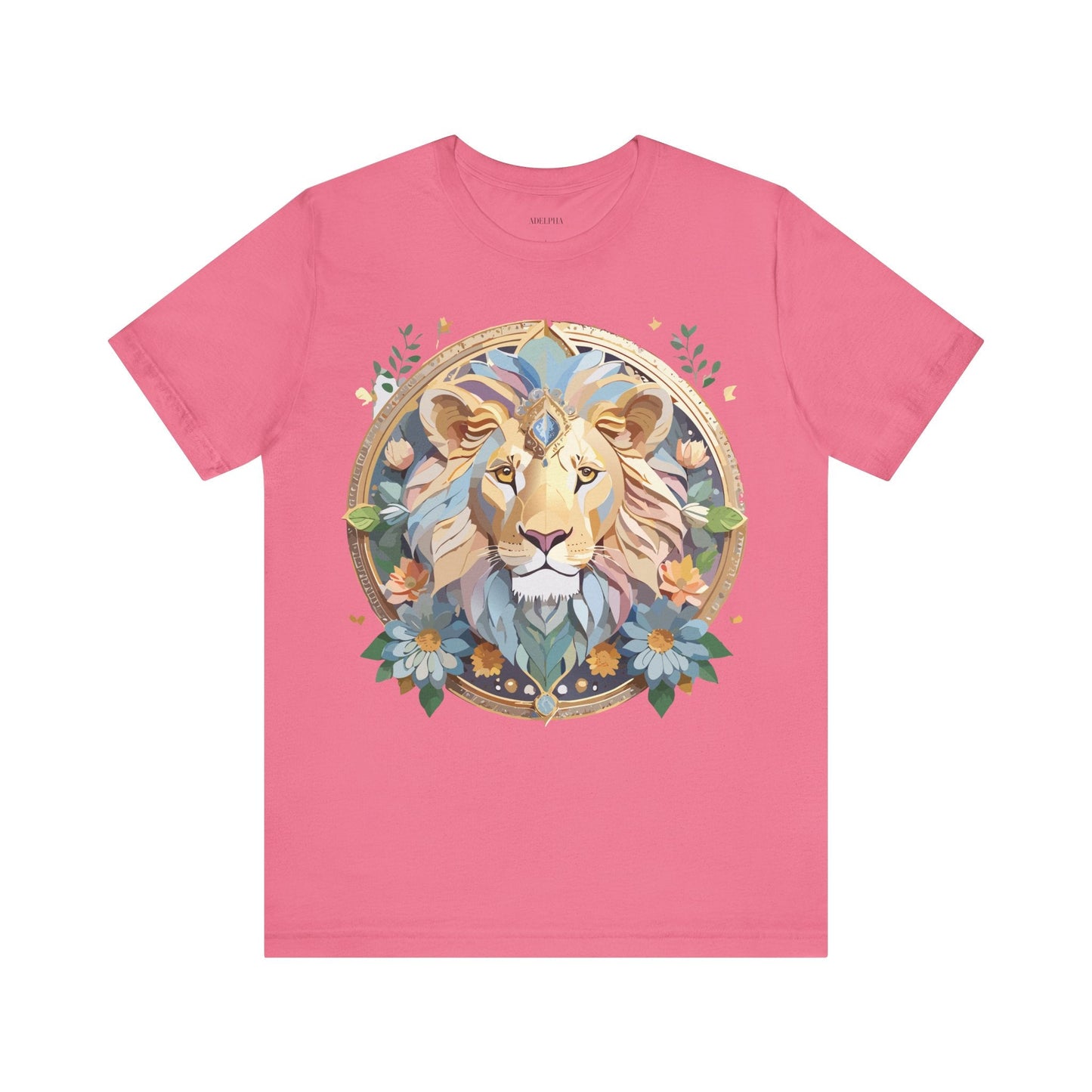 Medallion Graphic Unisex 100 Cotton Vintage Animal Medal Artwork Tee 3