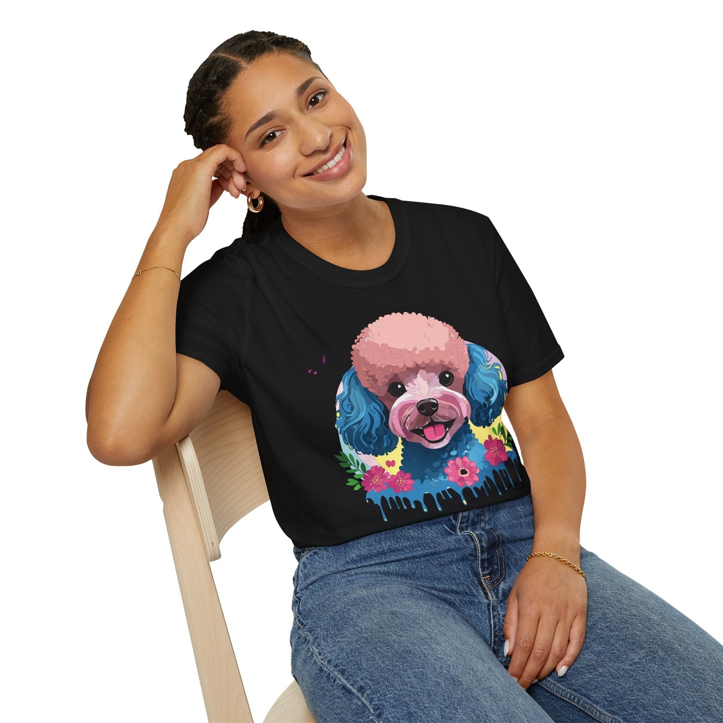Dog Shirt Unisex Animal Tee Gildan Softstyle 64000 100 Percent Cotton