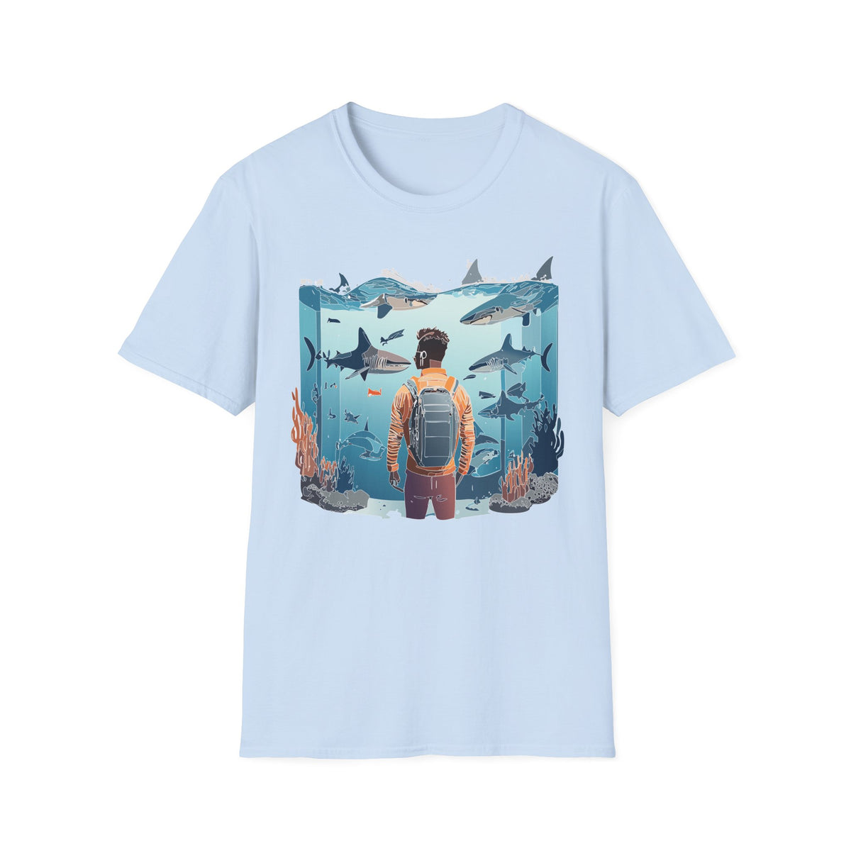 Ocean U boat Graphic Tee Gildan Unisex 100 Cotton Tee Shirt c32