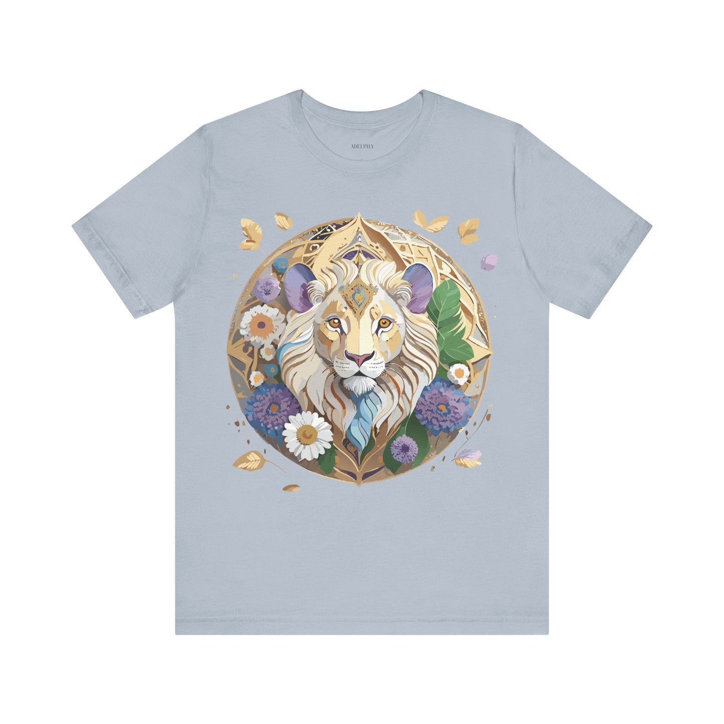 Adelpha Graphic Tee Unisex Medallion Shirt Vintage Inspired Art Design Short Sleeve
