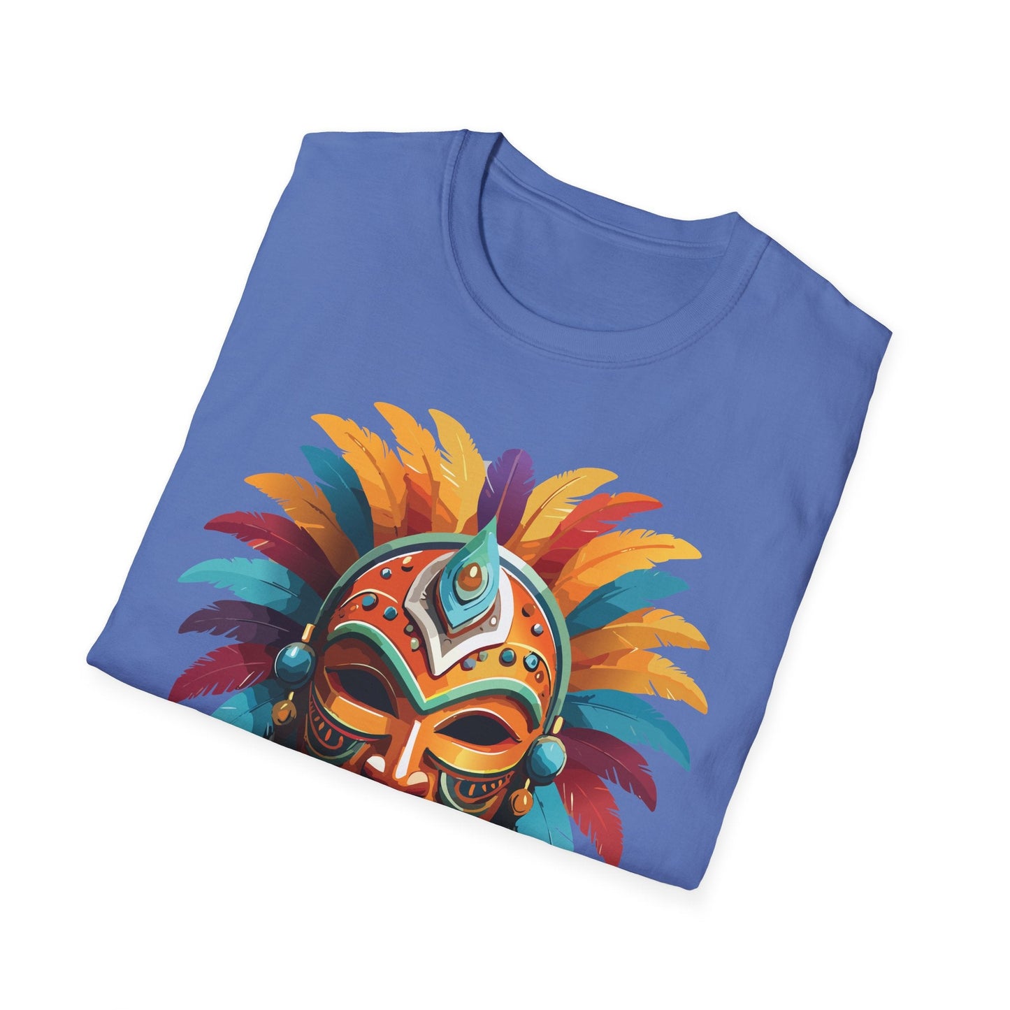 Mask Graphic Unisex Cotton Masquerade Design Artwork Tee 4