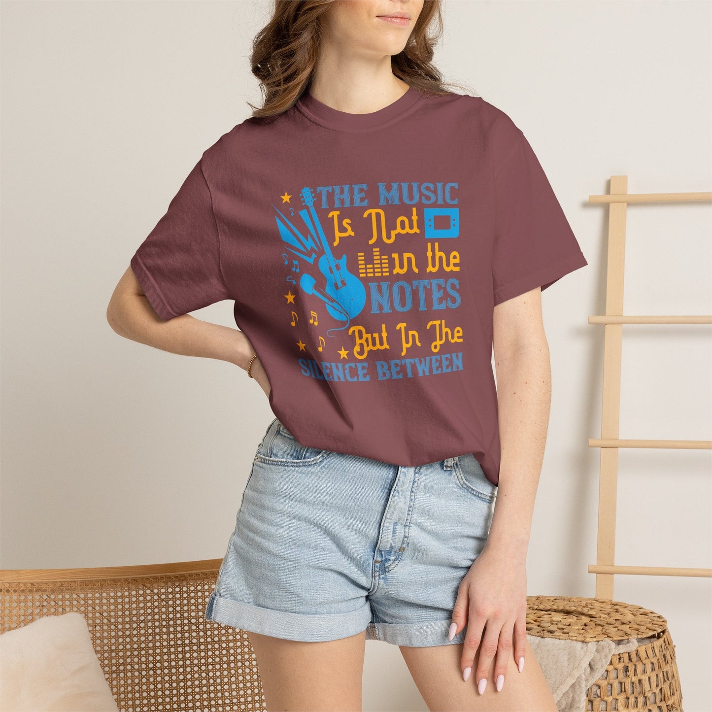 Music Graphic Design Unisex Cotton T-shirt  m44