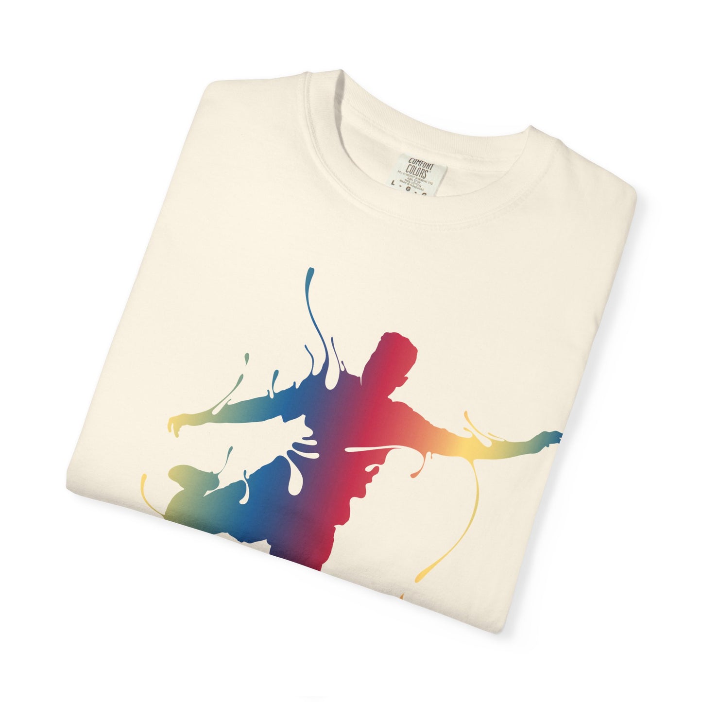 Camiseta unisex con diseño de arte deportivo.