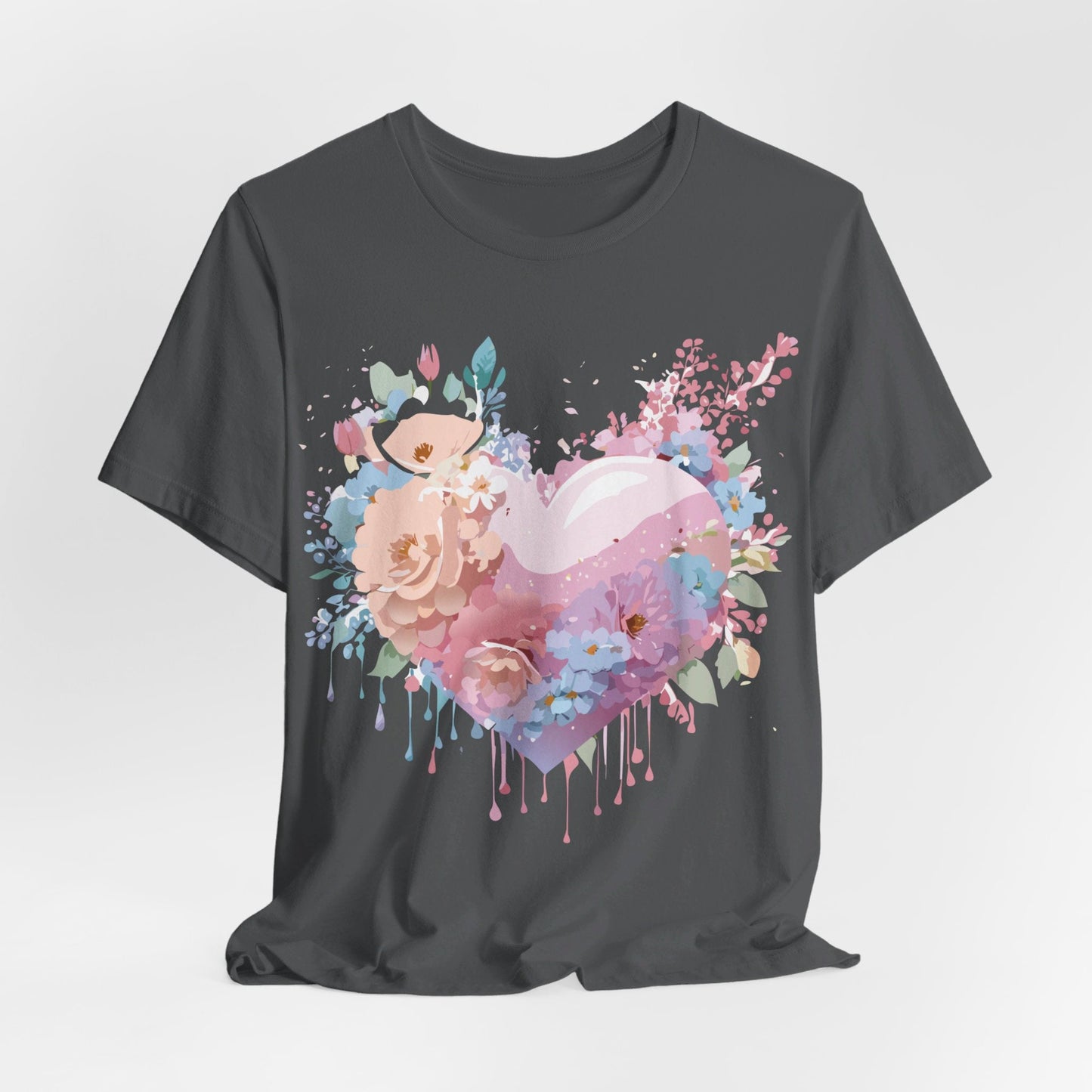 Adelpha Unisex Graphic Tee Valentine Shirts Vintage Inspired Artwork Short Sleeve Jersey