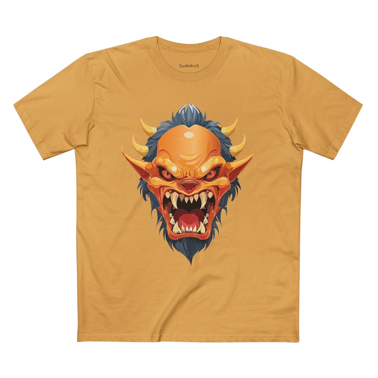 Cartoon Monsters Graphic Unisex 100 Cotton Staple Tee 8