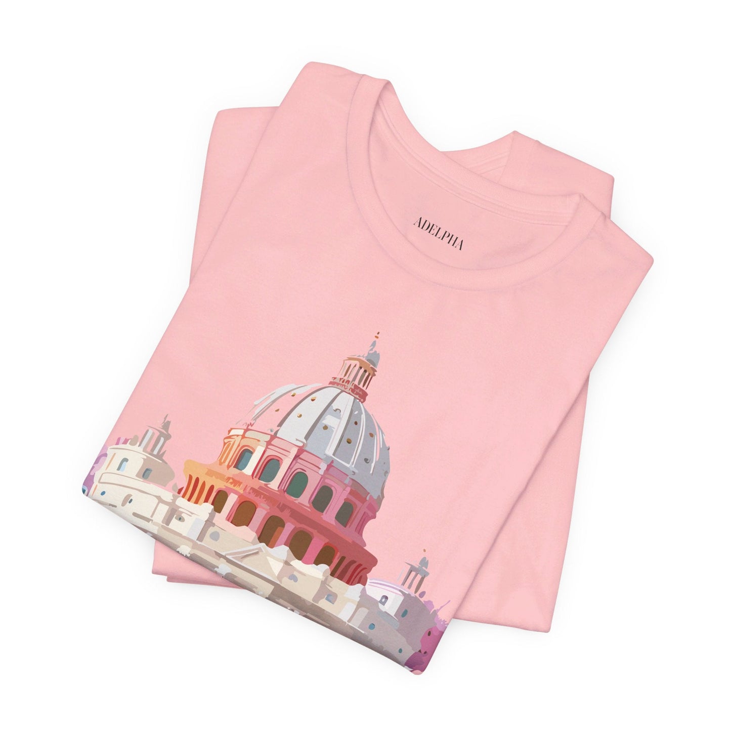 Adelpha Rome Tourist Shirt Unisex Graphic Tee With Vintage Art Design Comfortable Fit
