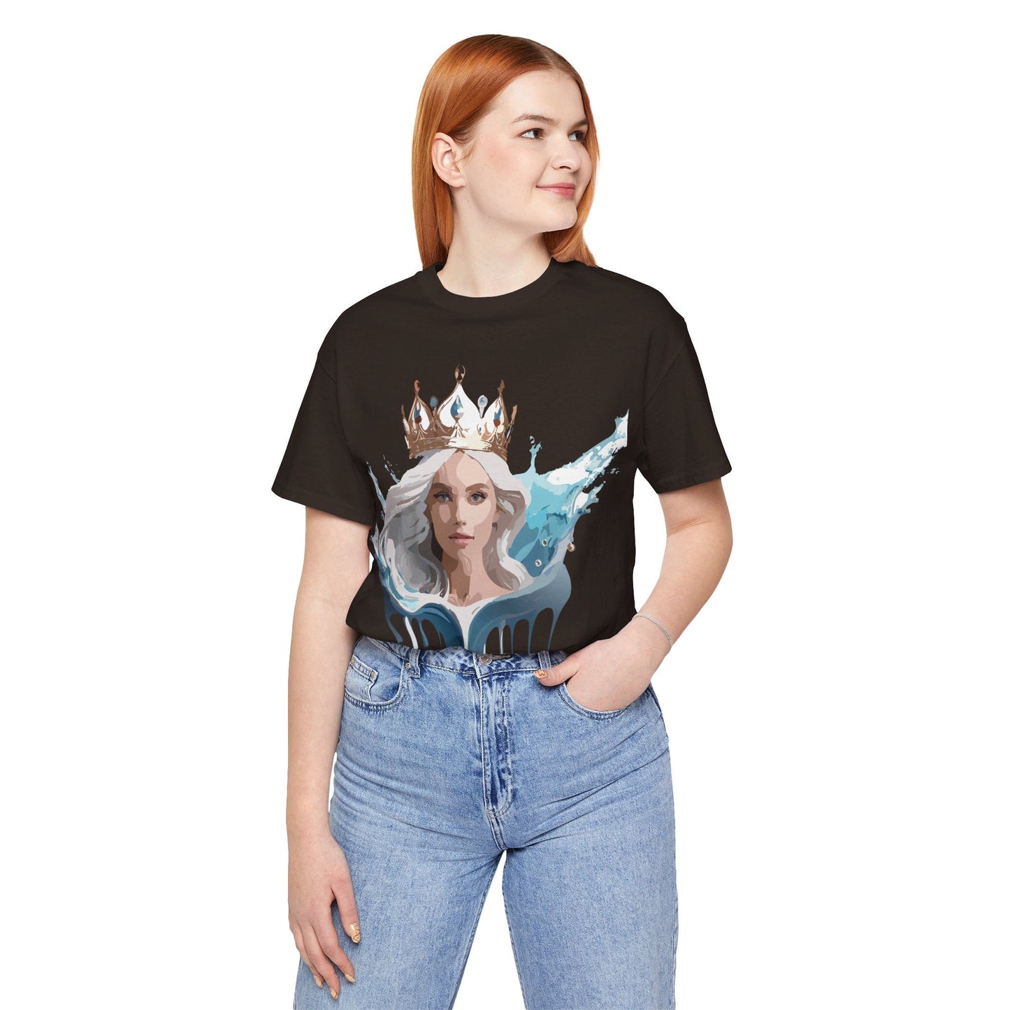Queen Graphic T Shirt Unisex Jersey Short Sleeve Tee With Vintage Inspired Artwork Adelpha