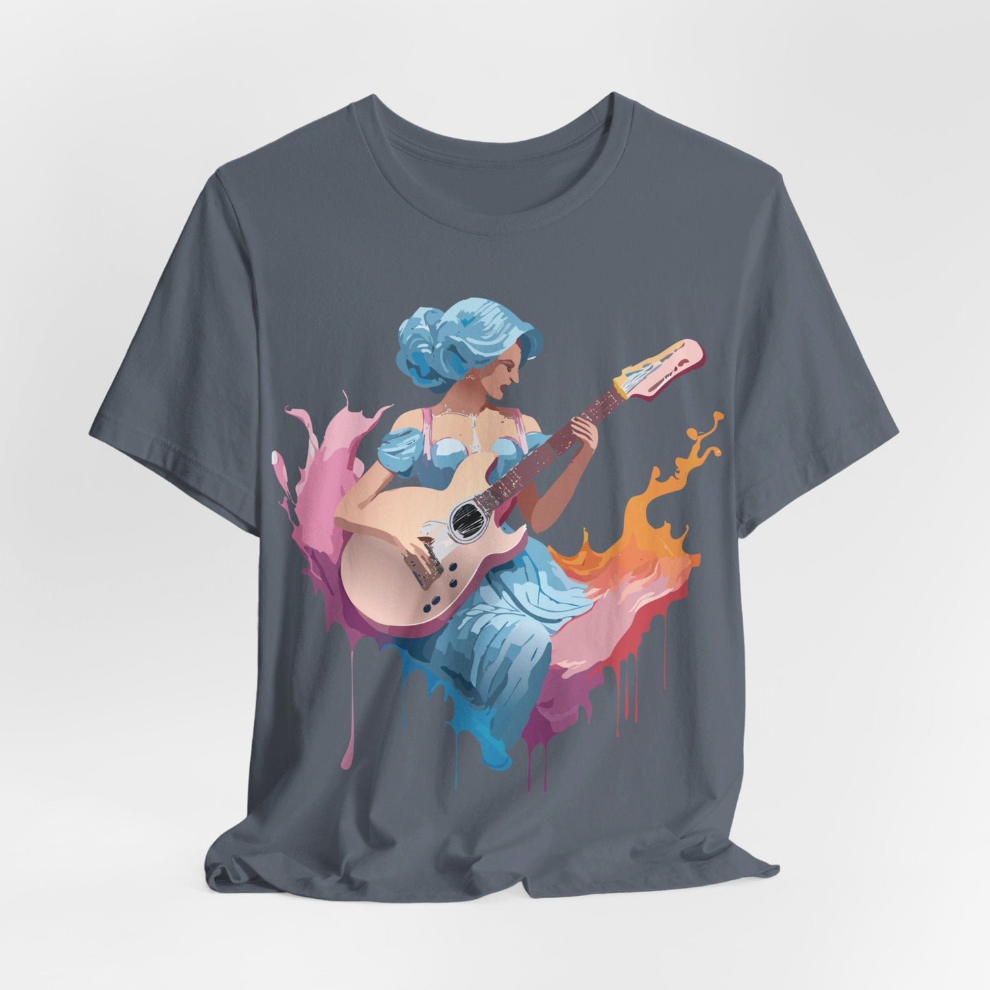 Adelpha Unisex Graphic Tee With Vintage Inspired Art Design Short Sleeve Premium Everyday Wear
