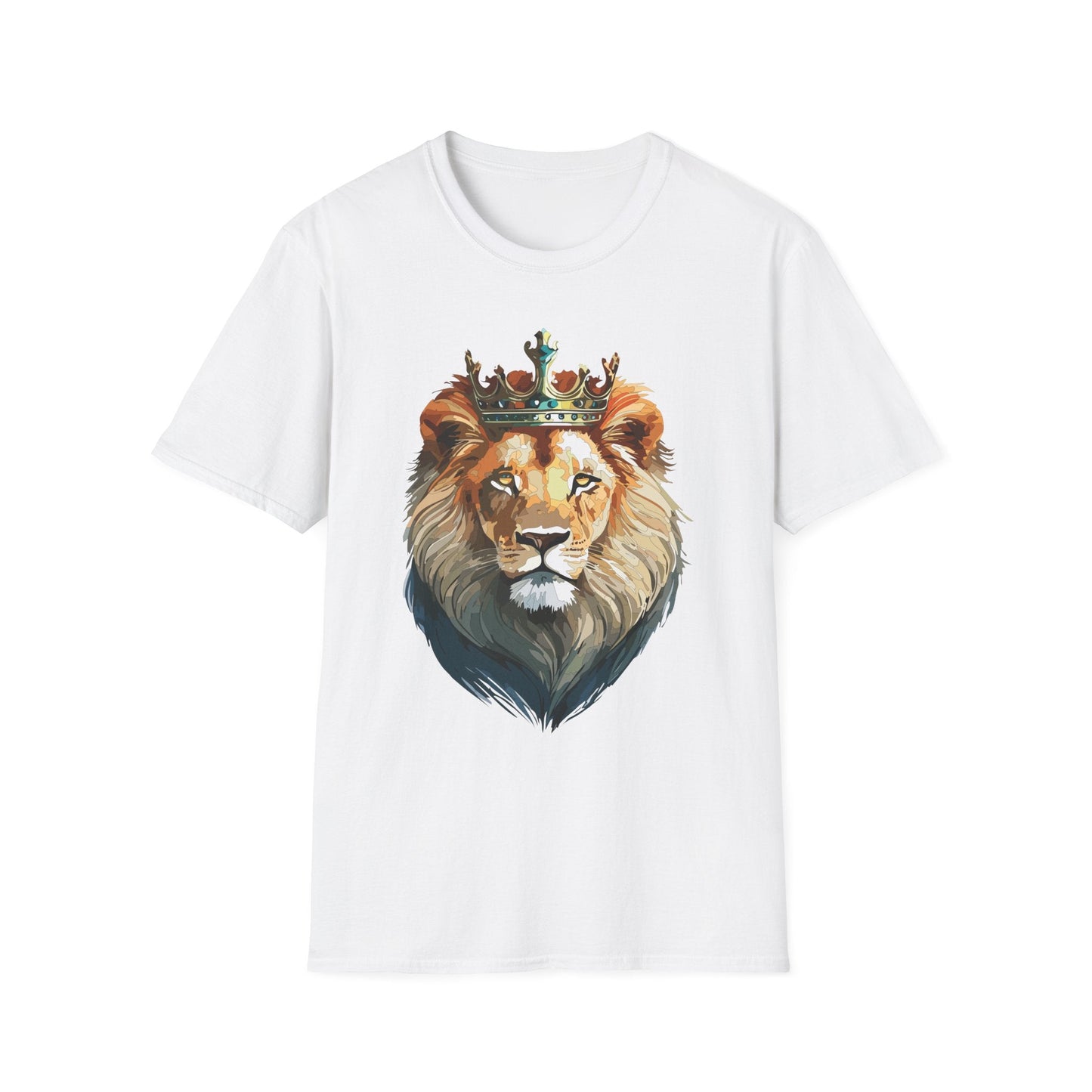 Lion Shirt Unisex Softstyle Tee Gildan 64000 100 Percent Ring Spun Cotton