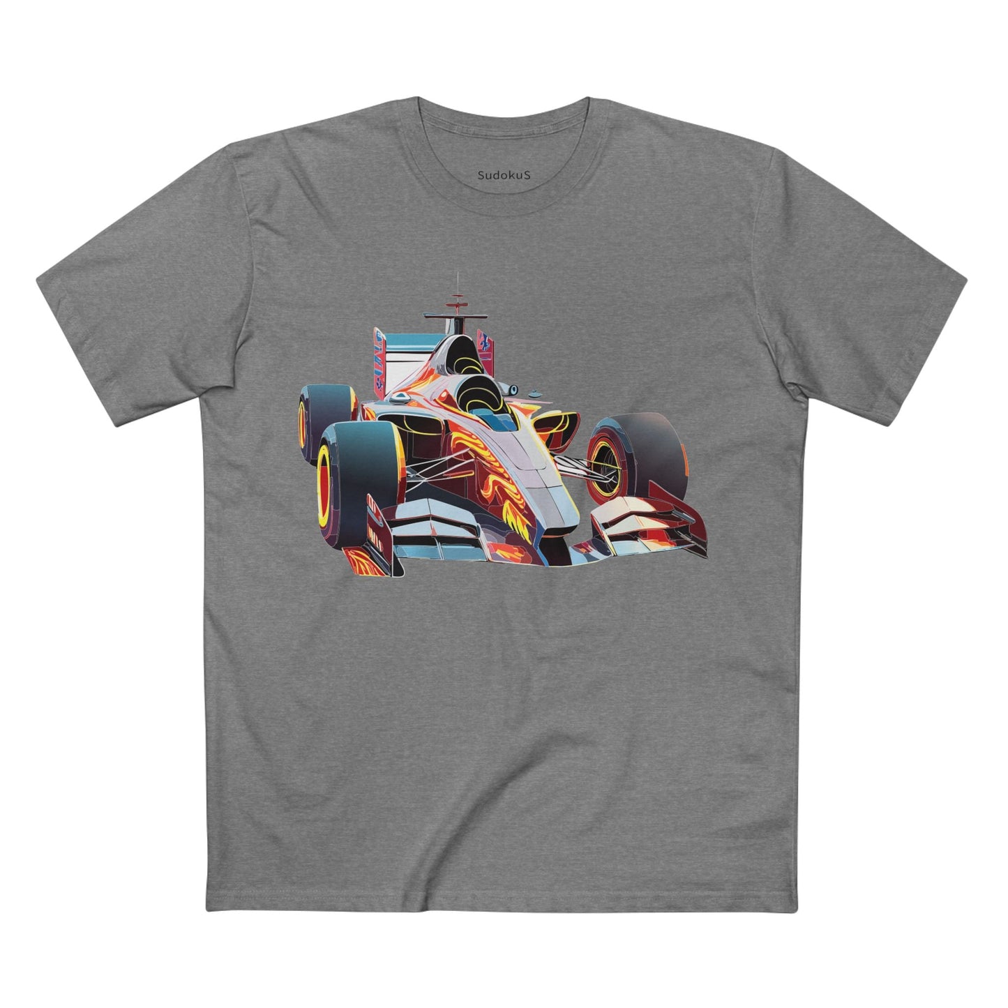 Car Graphic Unisex 100 Cotton Staple Tee 6