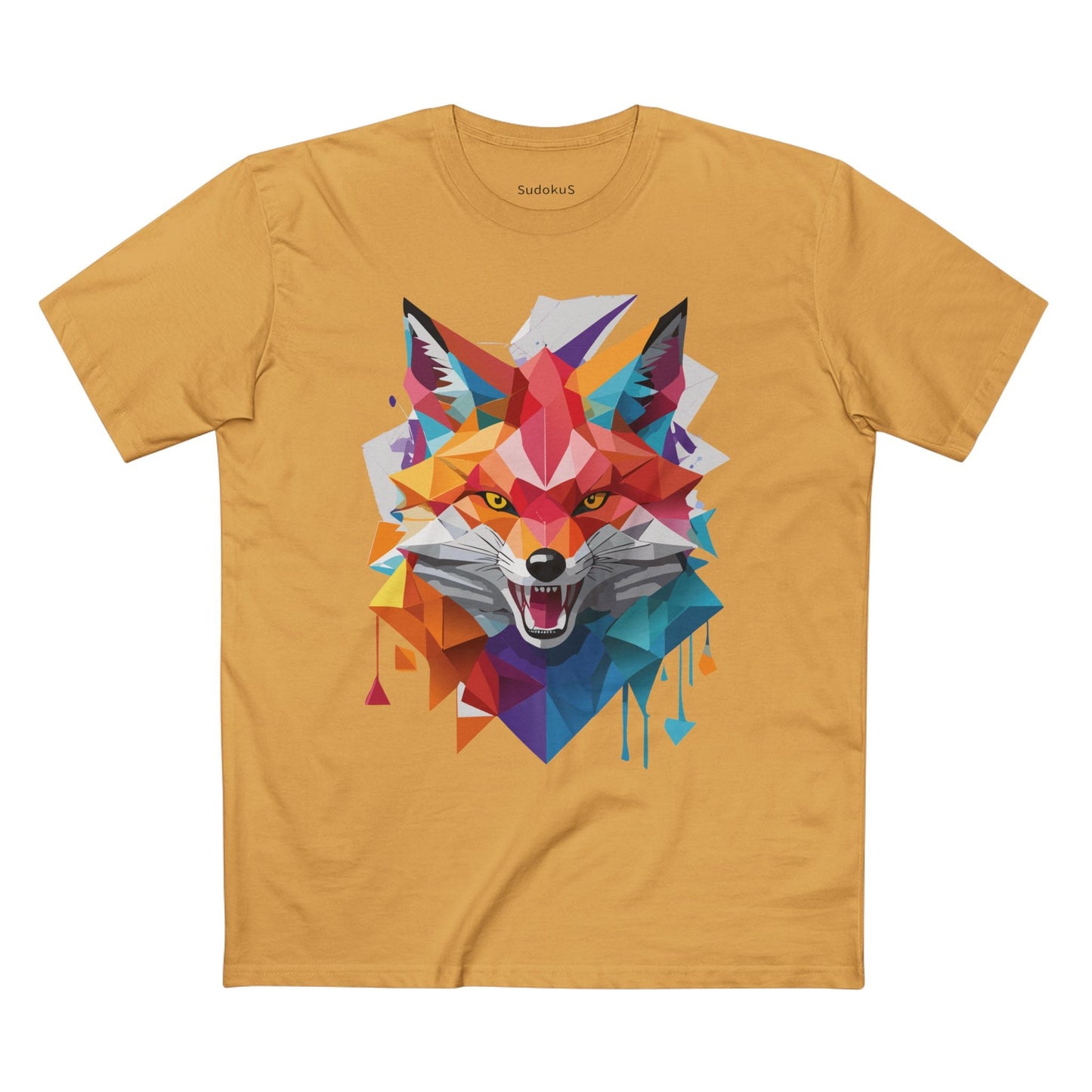 Fox Graphic Unisex 100 Cotton Staple Tee with Animal Design Artwork 21