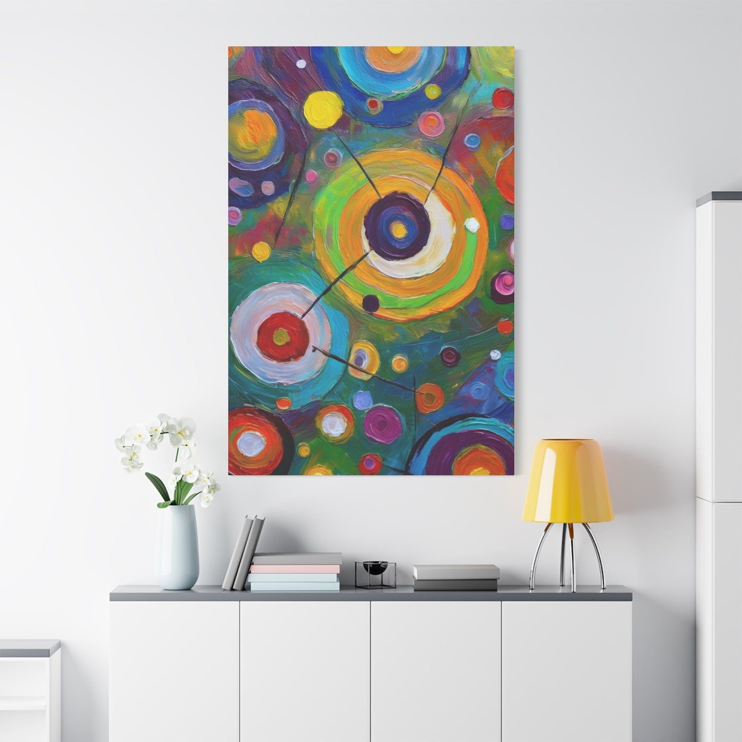 Abstract Oil Painting Print Canvas 20x24,20x30,24x30 24x32,24x36,30x40 32x48,36x48,40x60 Pine-Wood Inner Frame ABS-134