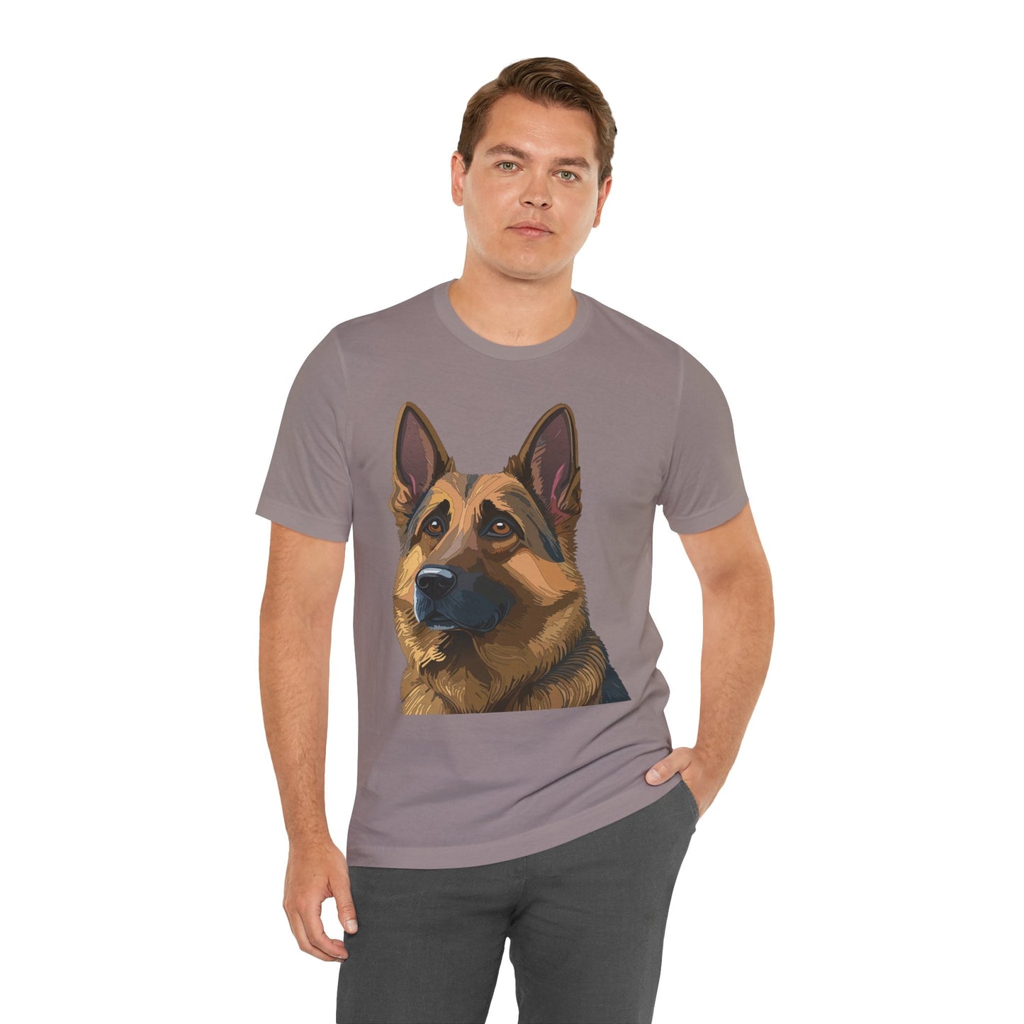 Unisex Animal Shirt With Art Design Tee Wild Animals Print Short Sleeve Comfort Tee