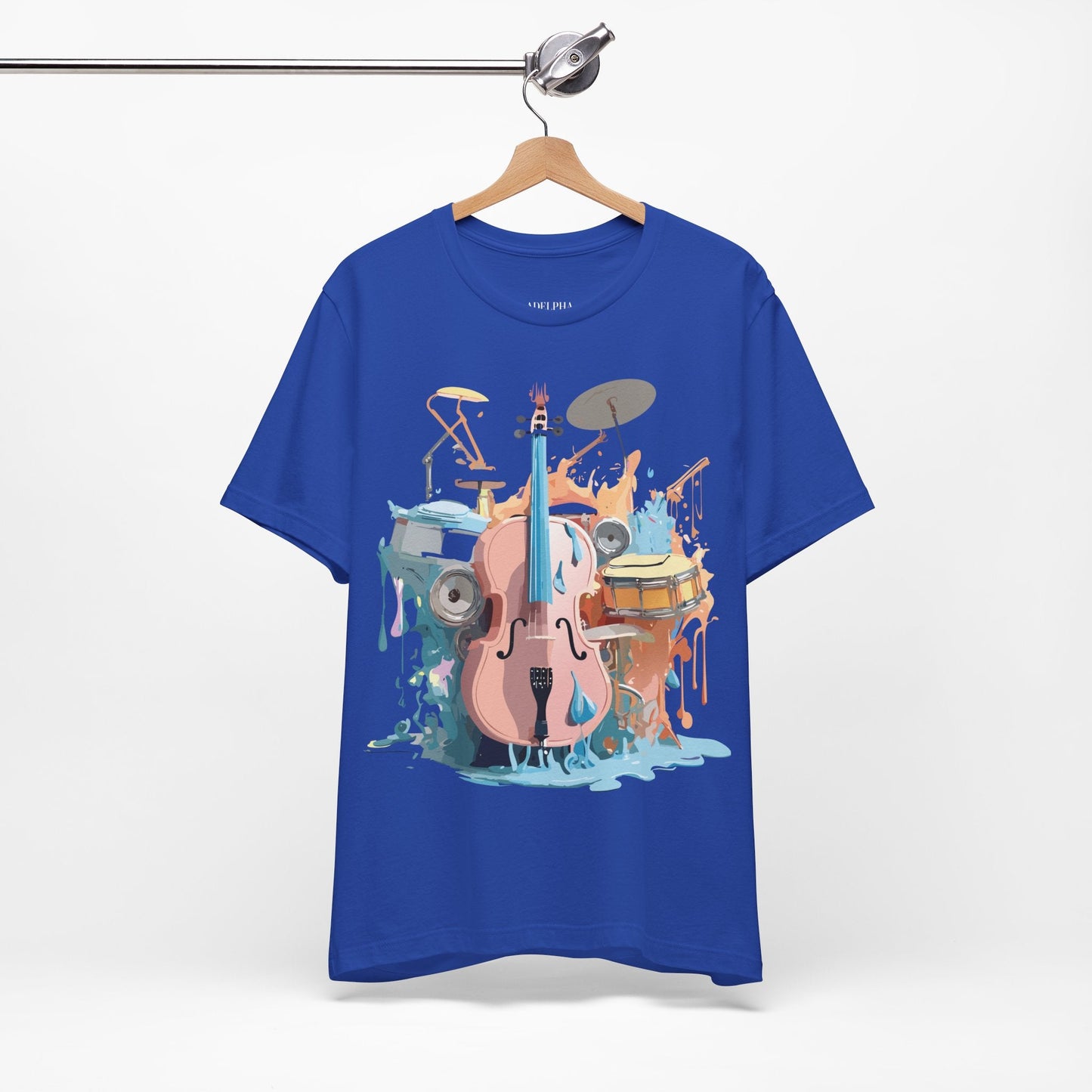 Adelpha Graphic Music T Shirt Unisex Jersey Short Sleeve Tee Art Design Premium Vintage Inspired